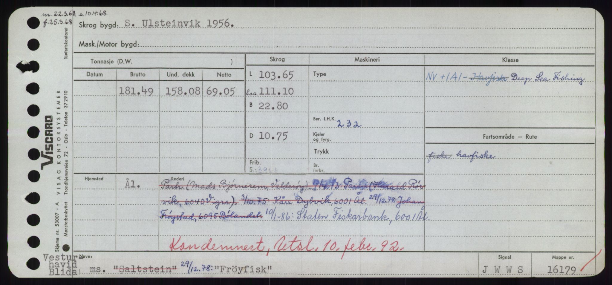 Sjøfartsdirektoratet med forløpere, Skipsmålingen, AV/RA-S-1627/H/Hd/L0011: Fartøy, Fla-Får, s. 567