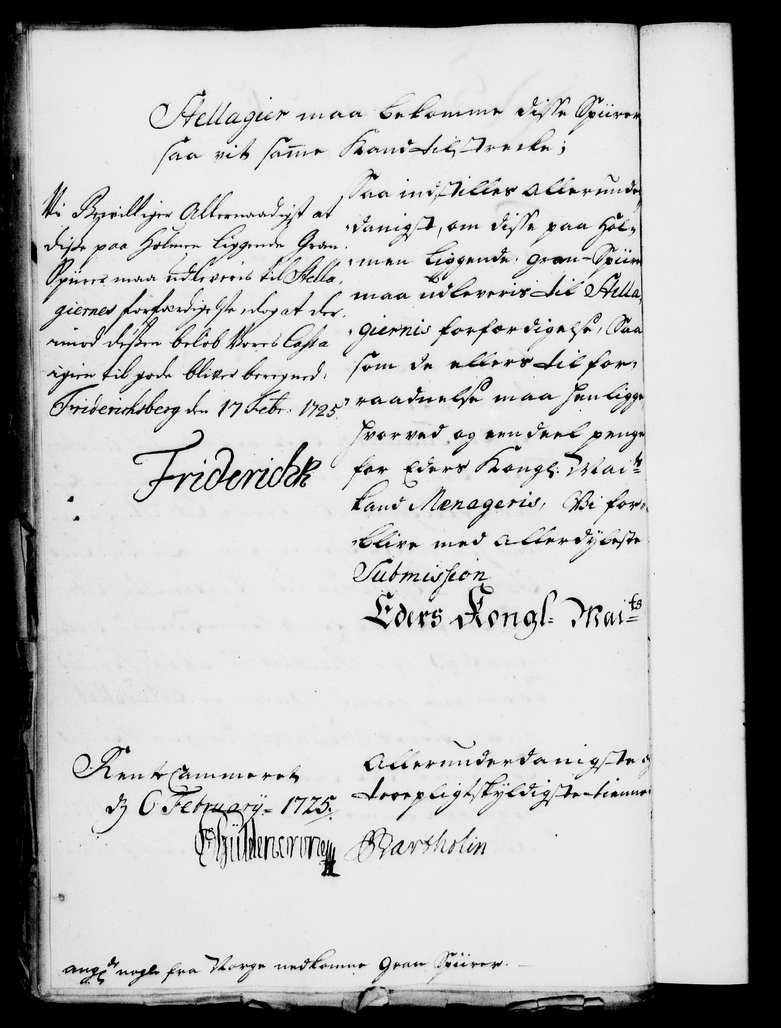 Rentekammeret, Kammerkanselliet, AV/RA-EA-3111/G/Gf/Gfa/L0008: Norsk relasjons- og resolusjonsprotokoll (merket RK 52.8), 1725, s. 101