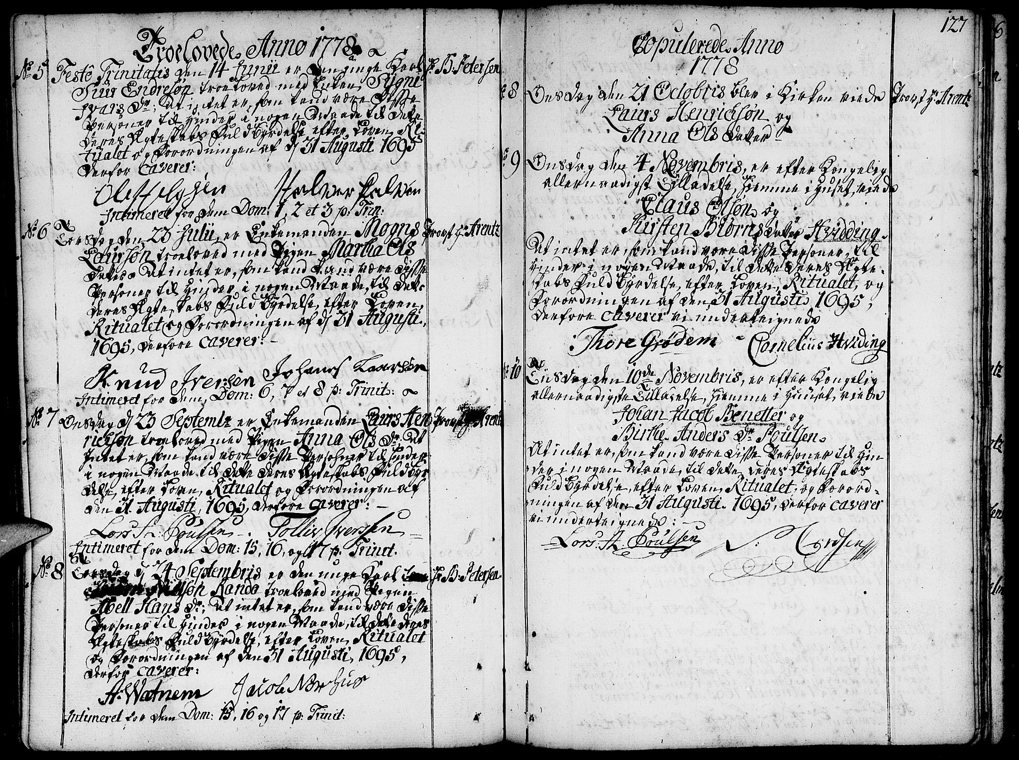 Domkirken sokneprestkontor, SAST/A-101812/001/30/30BA/L0004: Ministerialbok nr. A 4, 1744-1782, s. 127