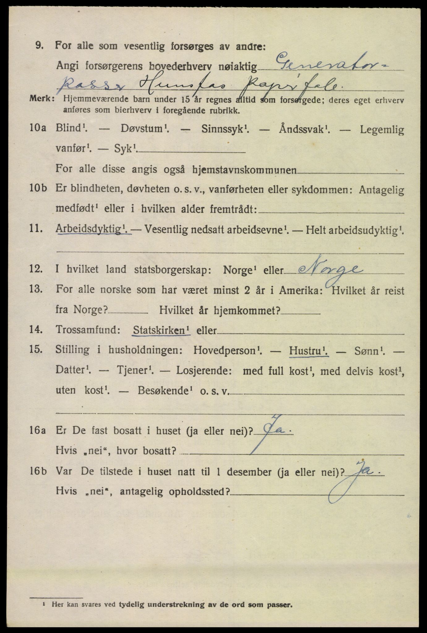 SAK, Folketelling 1920 for 1014 Vennesla herred, 1920, s. 5513