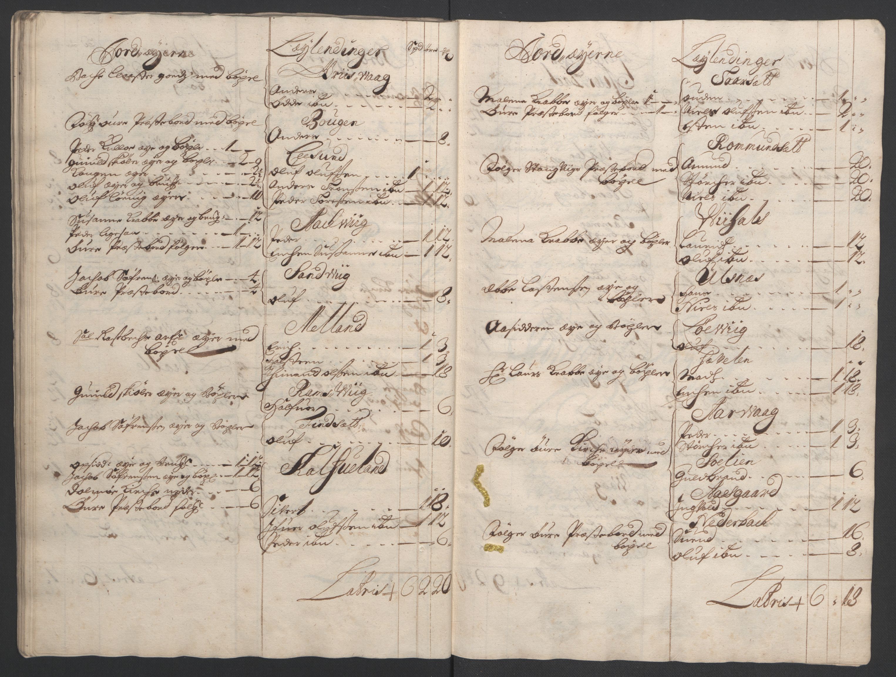 Rentekammeret inntil 1814, Reviderte regnskaper, Fogderegnskap, AV/RA-EA-4092/R56/L3736: Fogderegnskap Nordmøre, 1694-1696, s. 53