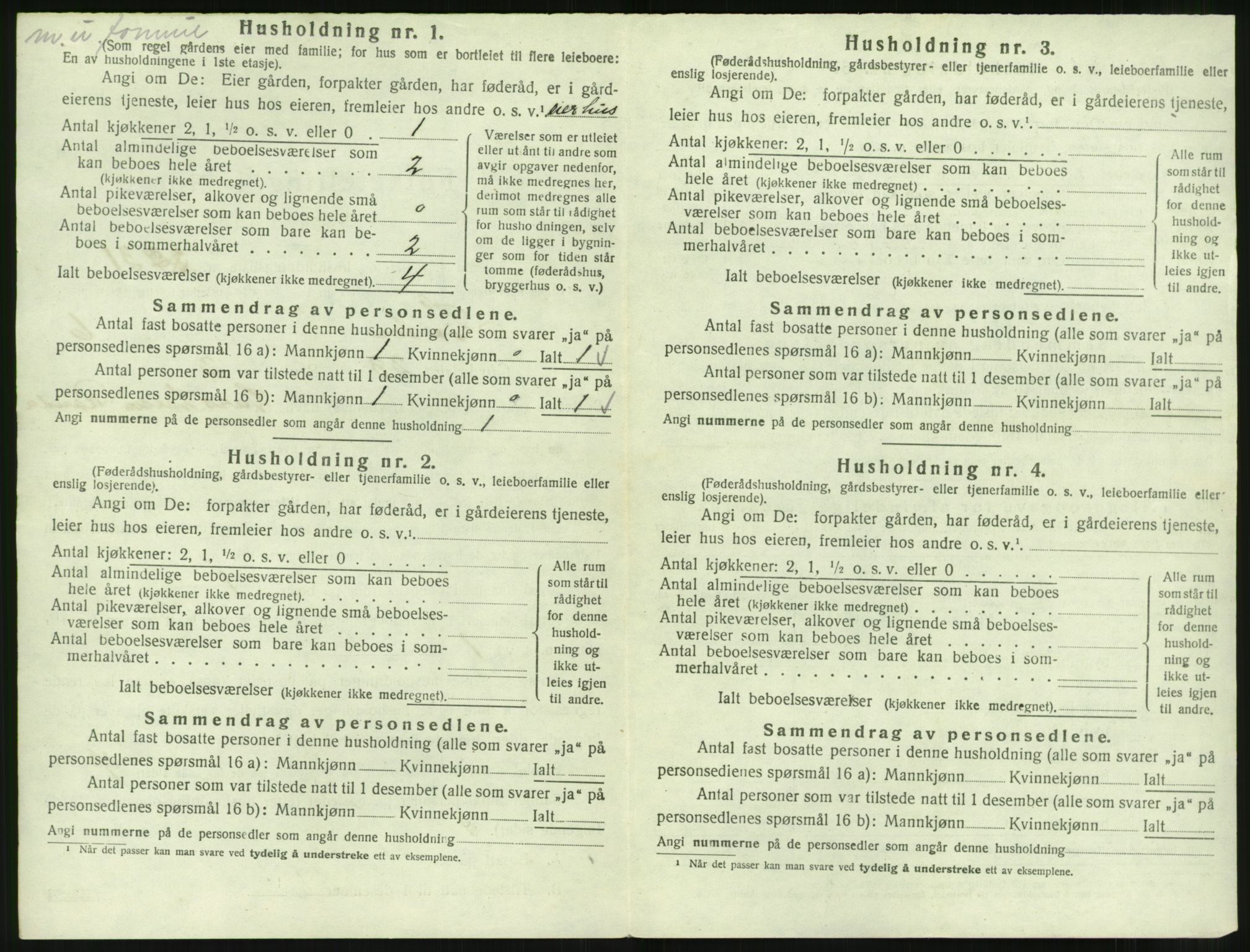 SAST, Folketelling 1920 for 1132 Fister herred, 1920, s. 368