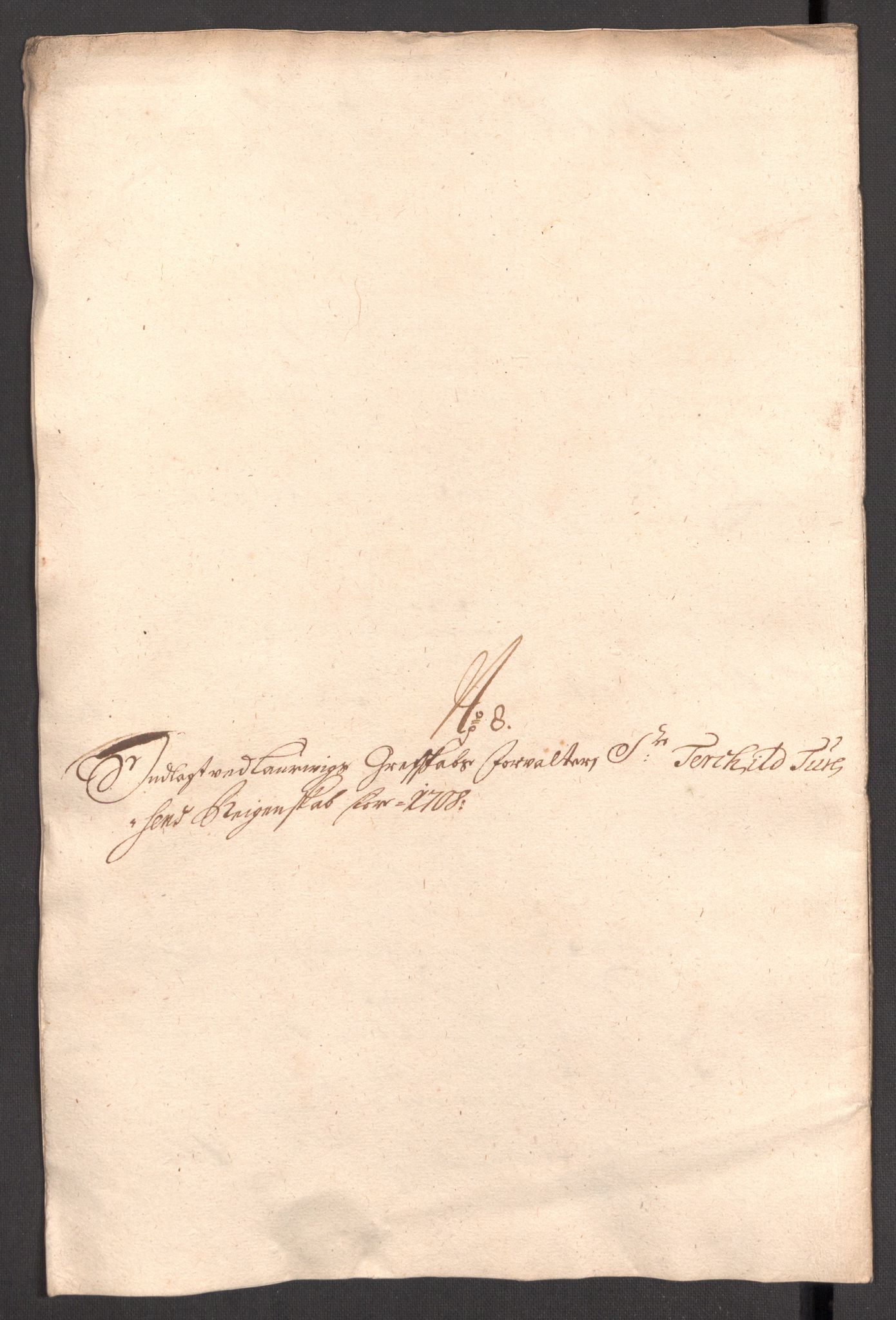 Rentekammeret inntil 1814, Reviderte regnskaper, Fogderegnskap, RA/EA-4092/R33/L1980: Fogderegnskap Larvik grevskap, 1707-1708, s. 349