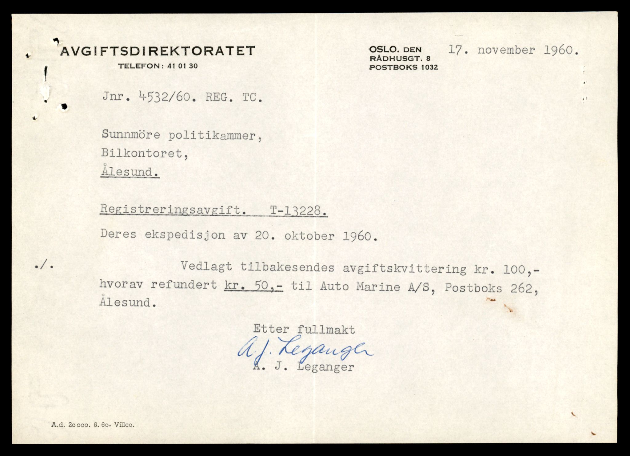 Møre og Romsdal vegkontor - Ålesund trafikkstasjon, AV/SAT-A-4099/F/Fe/L0038: Registreringskort for kjøretøy T 13180 - T 13360, 1927-1998, s. 819