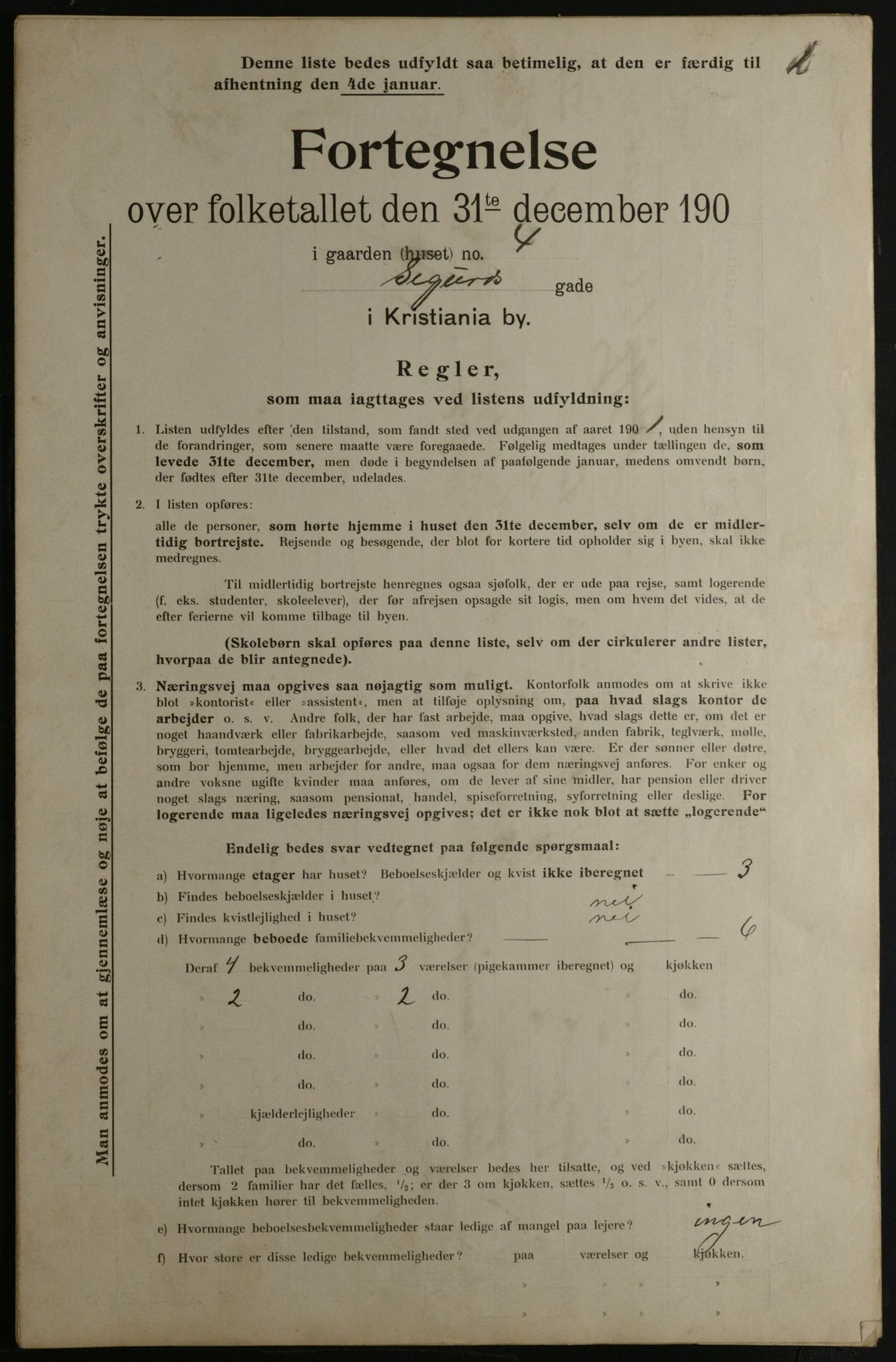 OBA, Kommunal folketelling 31.12.1901 for Kristiania kjøpstad, 1901, s. 14611