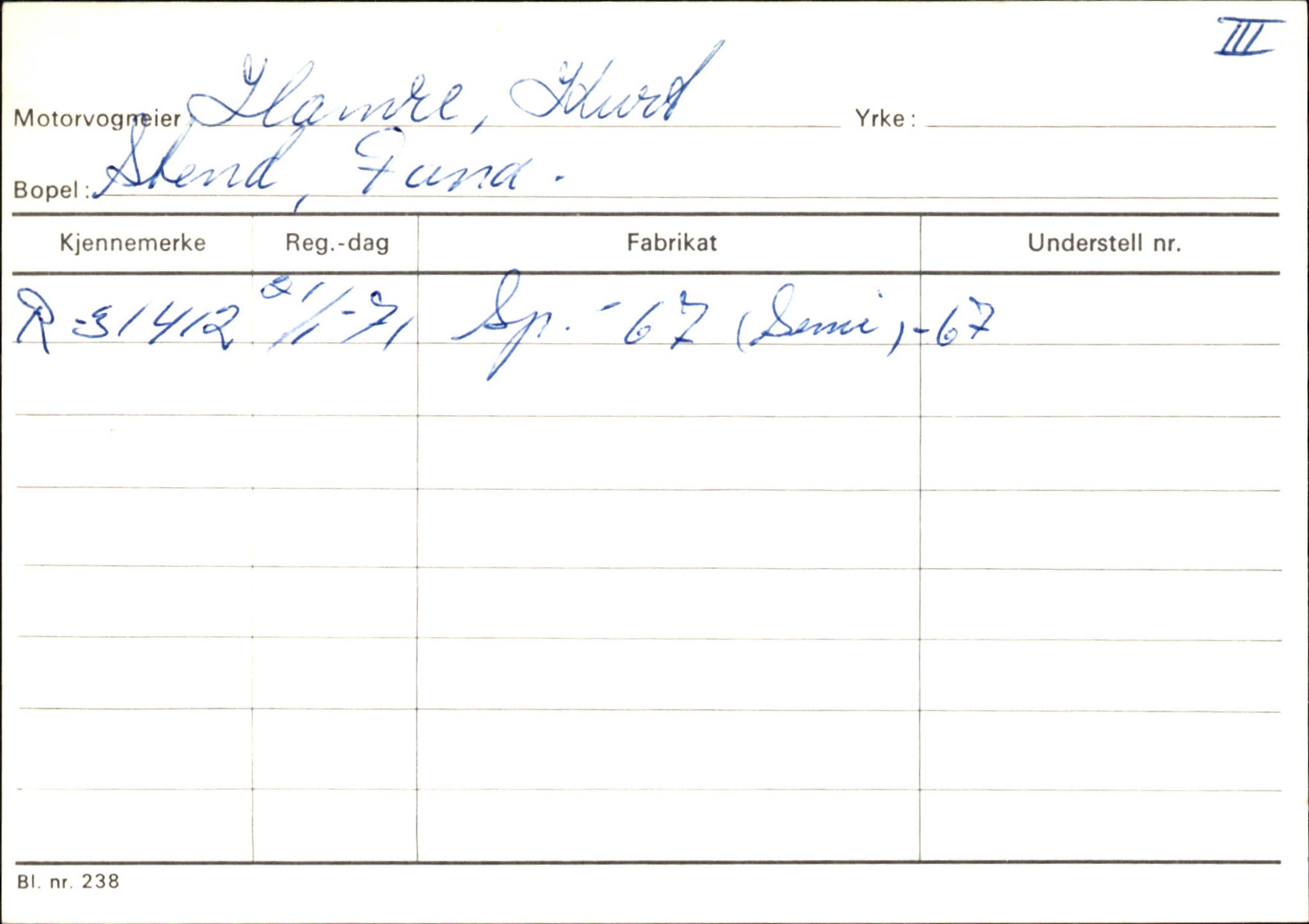 Statens vegvesen, Hordaland vegkontor, SAB/A-5201/2/Ha/L0018: R-eierkort H, 1920-1971, s. 649