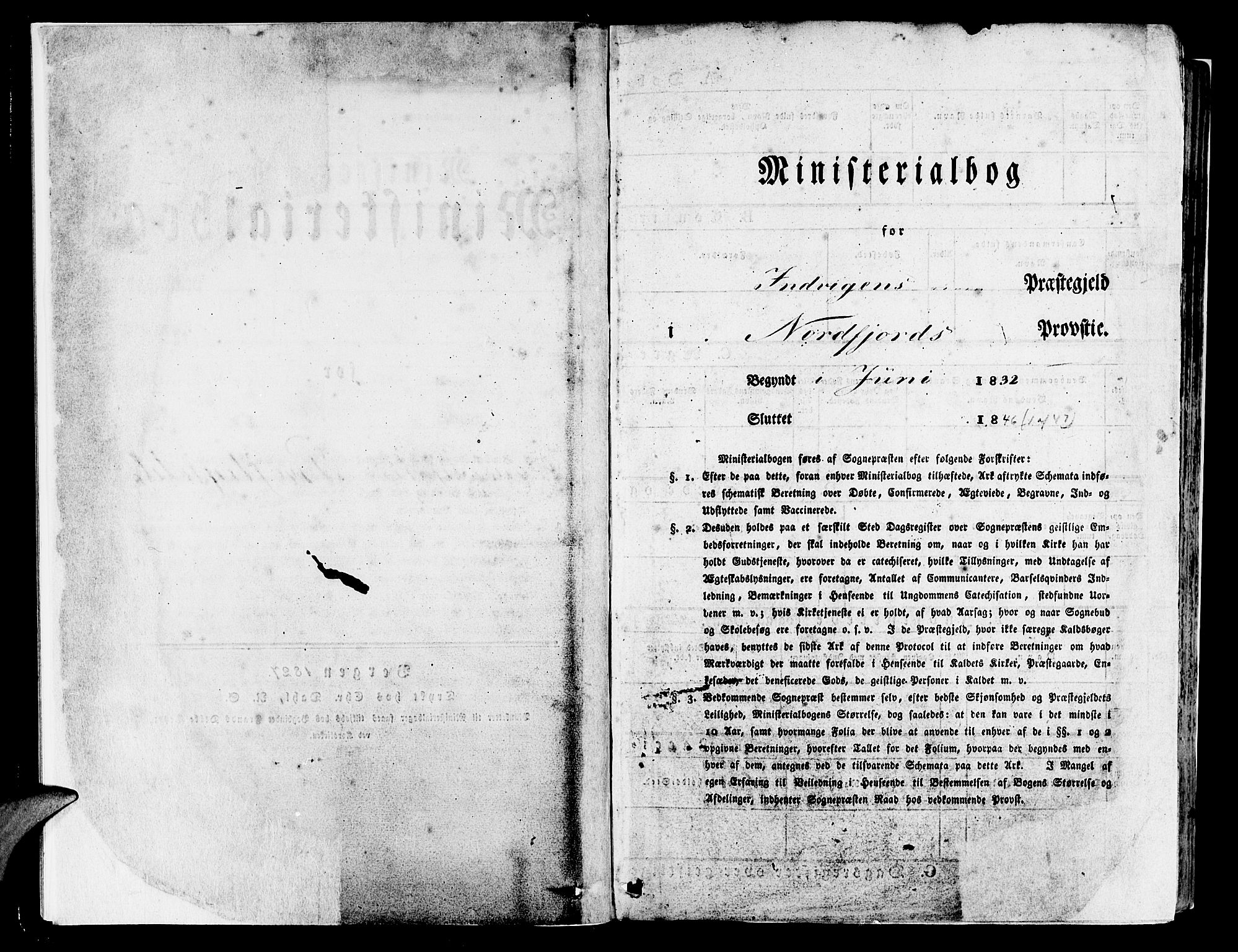 Innvik sokneprestembete, SAB/A-80501: Ministerialbok nr. A 4I, 1831-1846