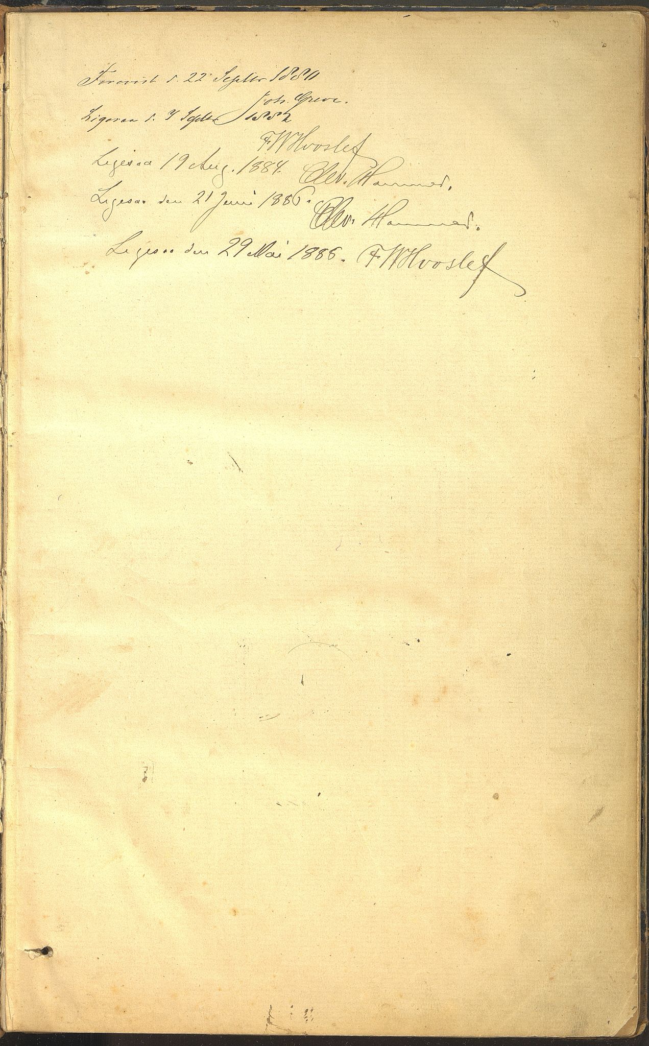 Jølster kommune. Eikås skule, VLFK/K-14310.520.02/542/L0002: skuleprotokoll for Eikås skule og Fluge skule, 1879-1897