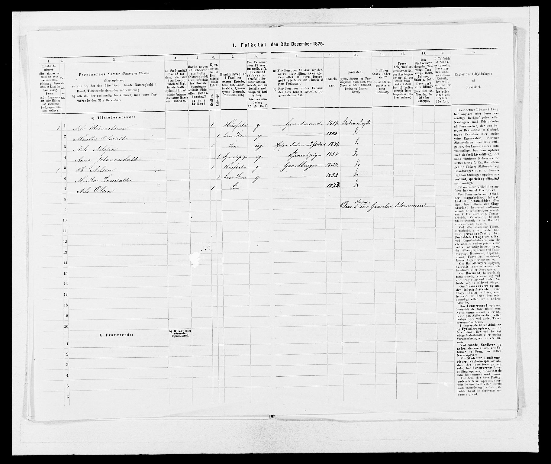 SAB, Folketelling 1875 for 1221P Stord prestegjeld, 1875, s. 428