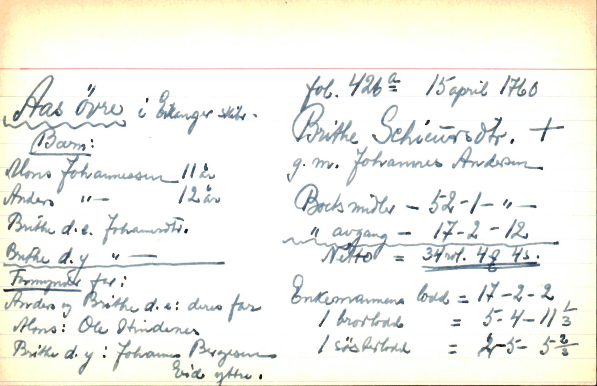 Skiftekort ved Statsarkivet i Bergen, SAB/SKIFTEKORT/001/L0002: Skifteprotokoll nr. 4, 1757-1763, s. 337