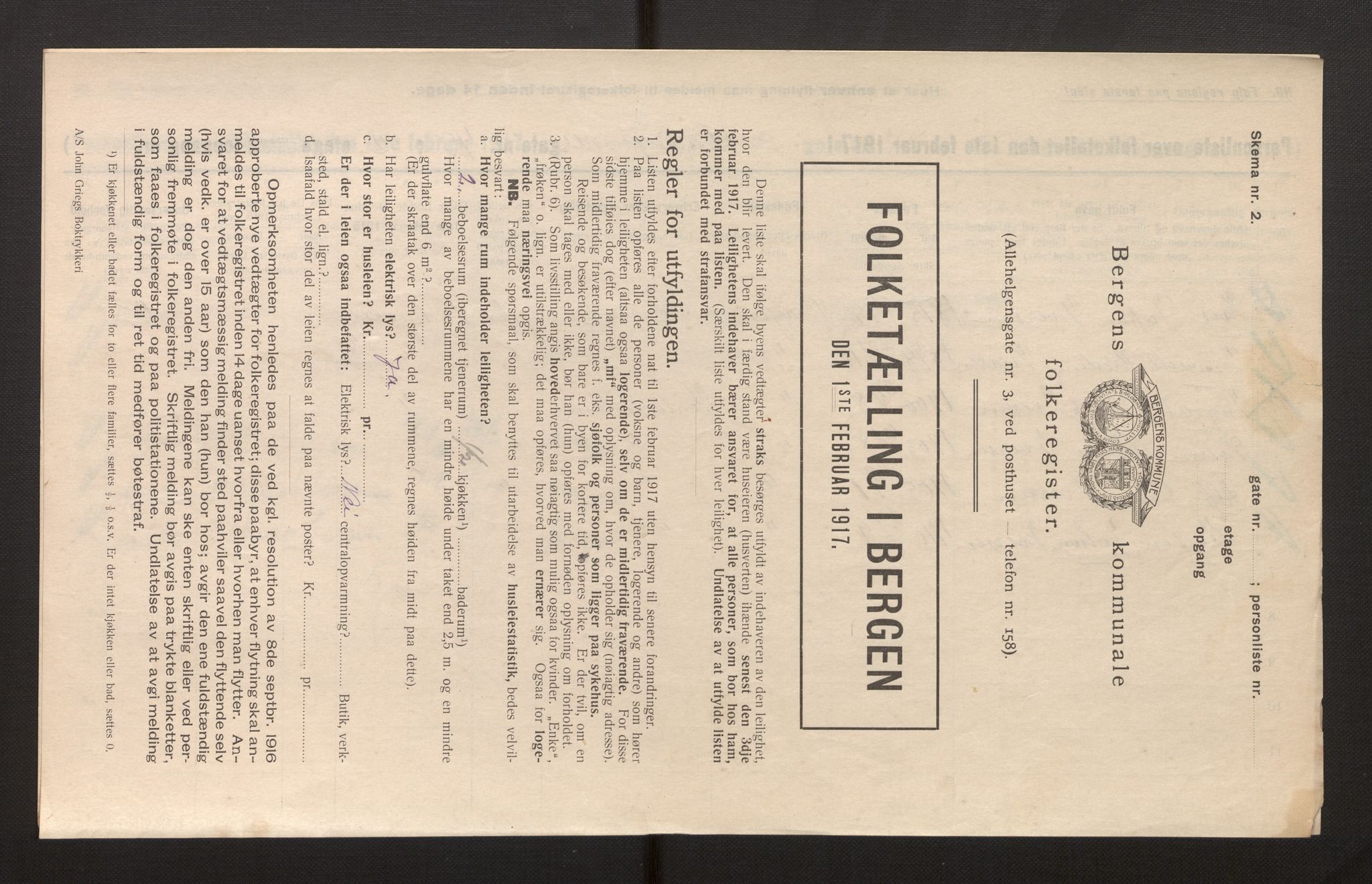 SAB, Kommunal folketelling 1917 for Bergen kjøpstad, 1917, s. 21081