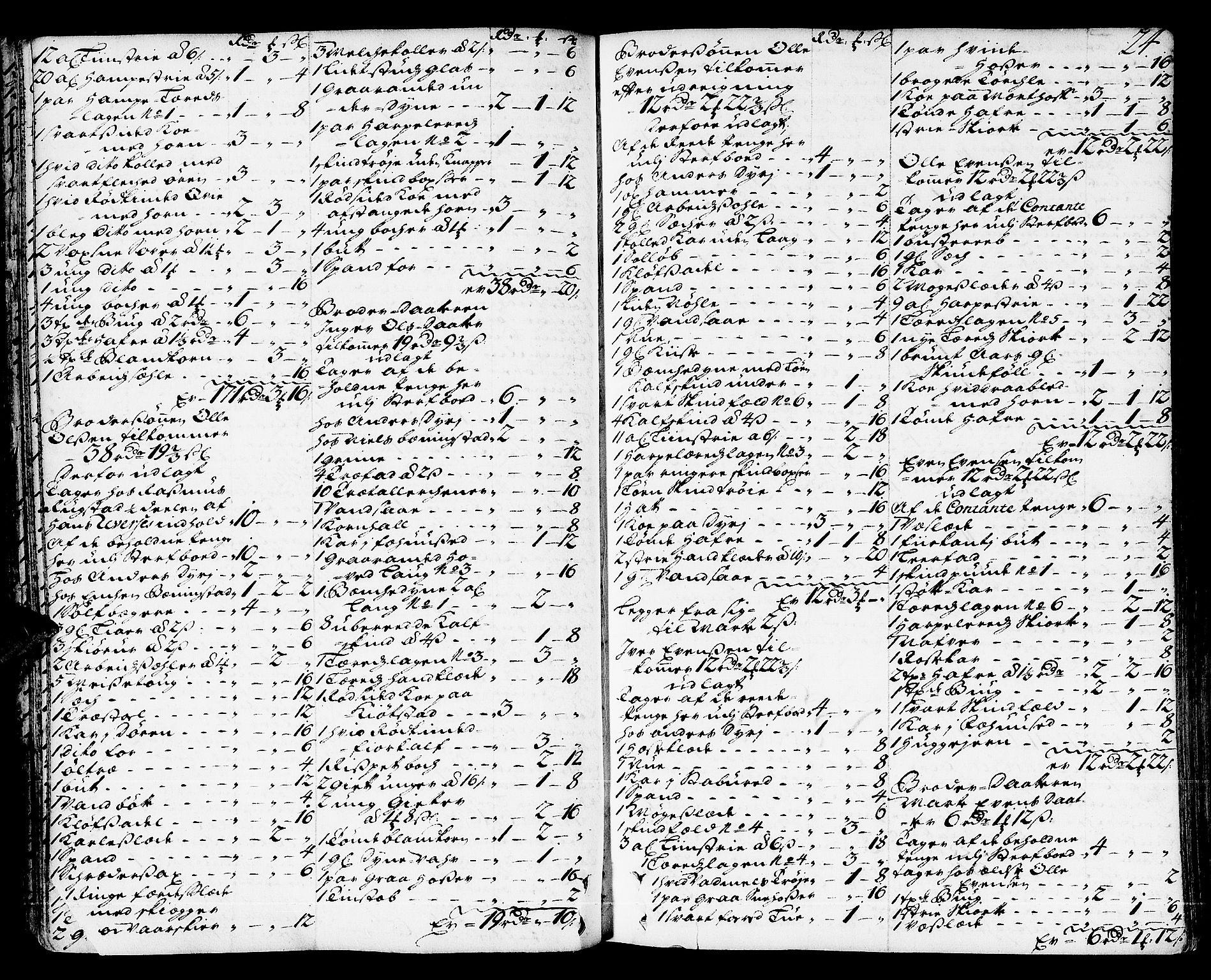 Hedemarken sorenskriveri, AV/SAH-TING-034/J/Ja/L0005: Skifteprotokoll, 1713-1721, s. 23b-24a