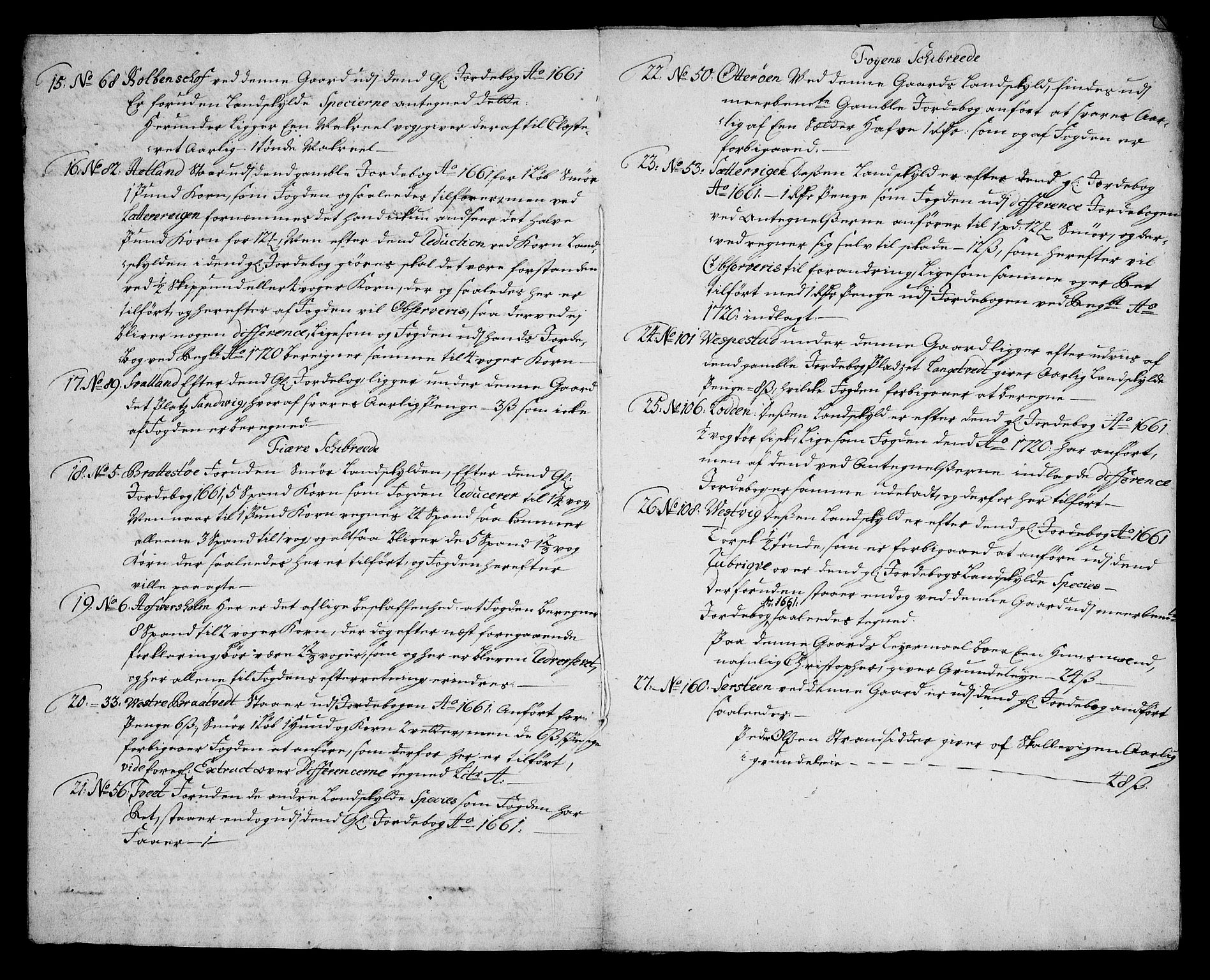 Rentekammeret inntil 1814, Realistisk ordnet avdeling, RA/EA-4070/On/L0005: [Jj 6]: Forskjellige dokumenter om Halsnøy klosters gods, 1697-1770, s. 384