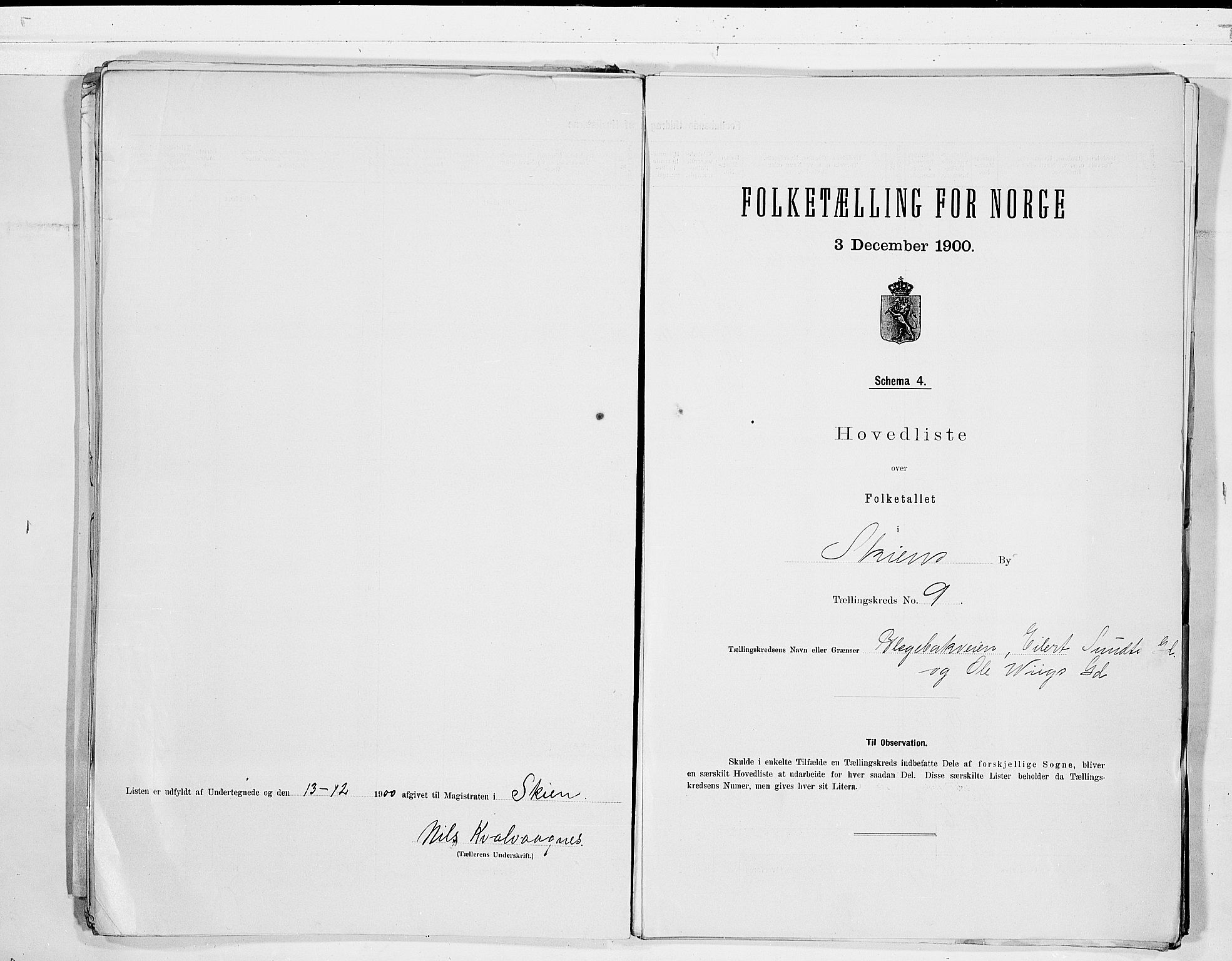 SAKO, Folketelling 1900 for 0806 Skien kjøpstad, 1900, s. 20