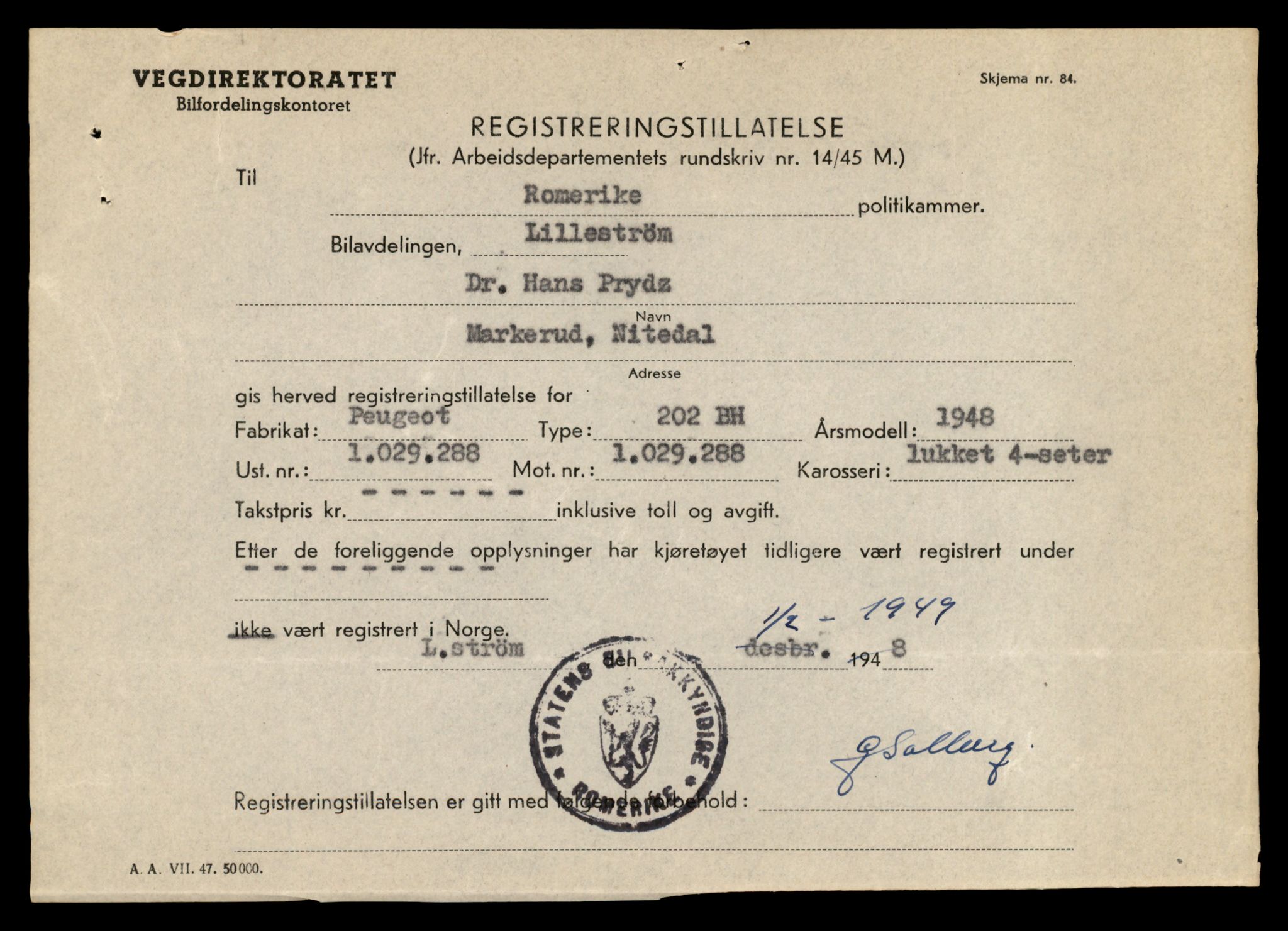 Møre og Romsdal vegkontor - Ålesund trafikkstasjon, AV/SAT-A-4099/F/Fe/L0044: Registreringskort for kjøretøy T 14205 - T 14319, 1927-1998, s. 1981