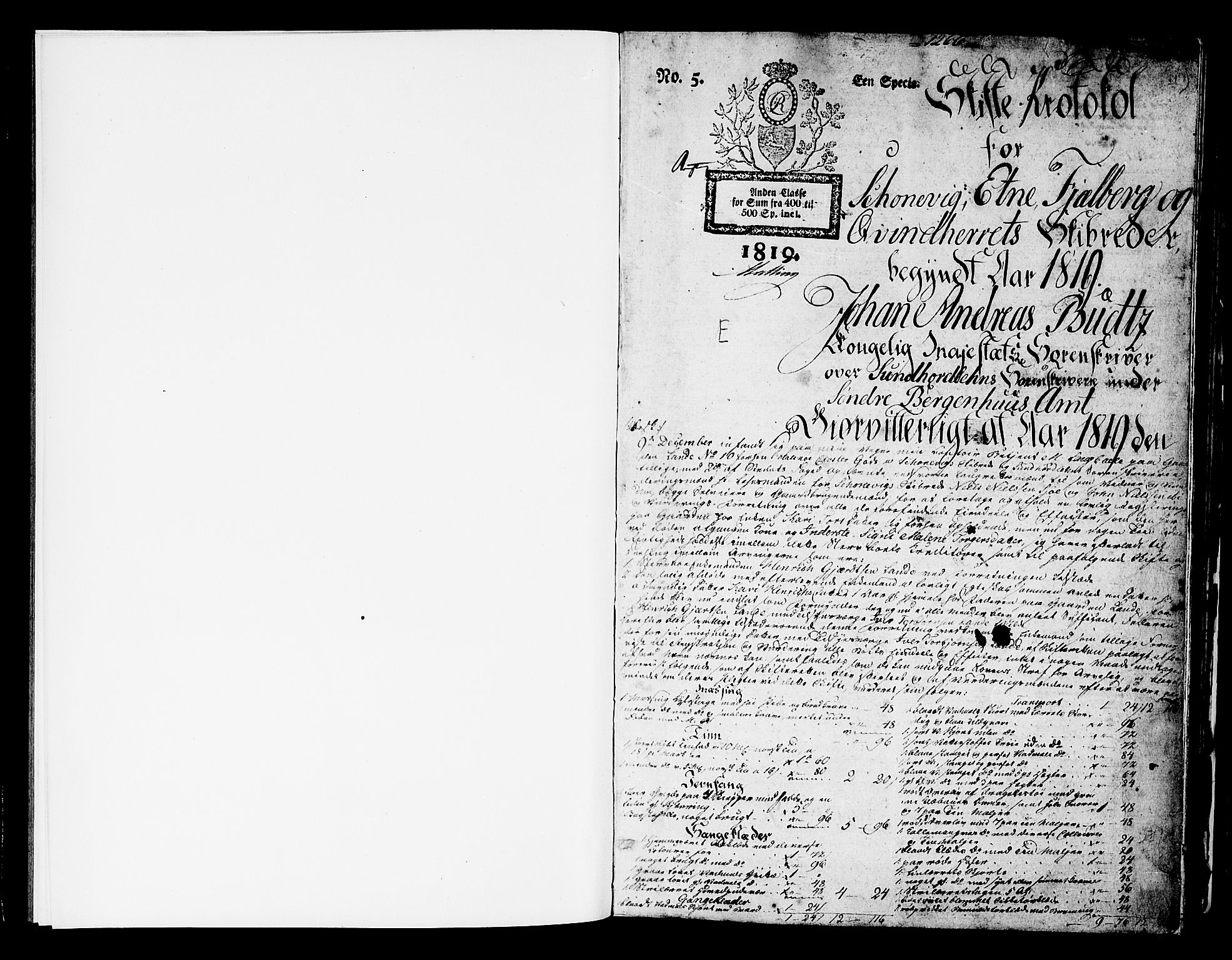 Sunnhordland sorenskrivar, SAB/A-2401/1/H/Ha/Hae/L0001: Skifteprotokollar. Skånevik, Etne, Fjelberg og Kvinnherad. Register i protokoll, 1819-1825, s. 0b-1a