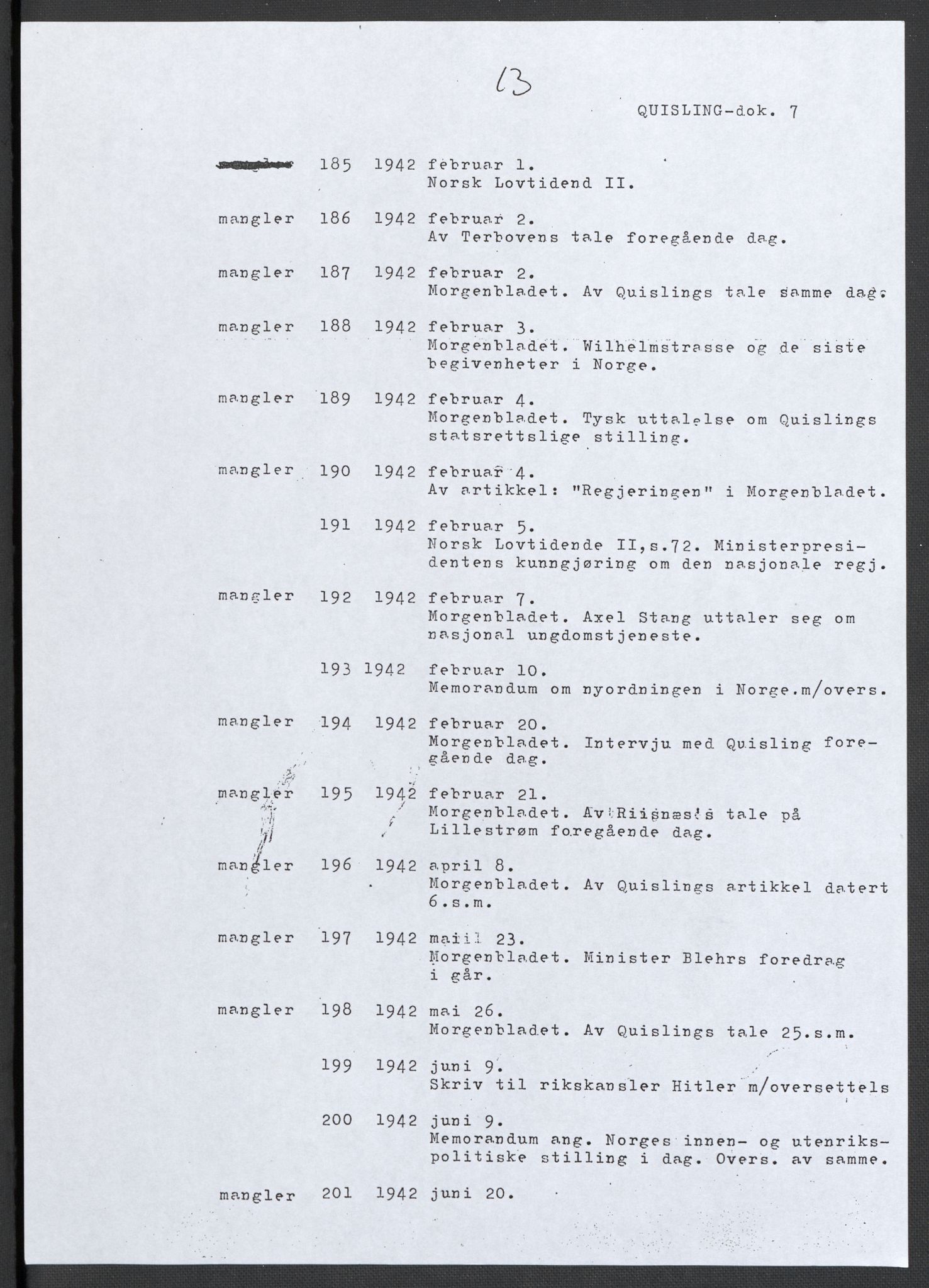 Landssvikarkivet, Oslo politikammer, RA/S-3138-01/D/Da/L0003: Dnr. 29, 1945, s. 16