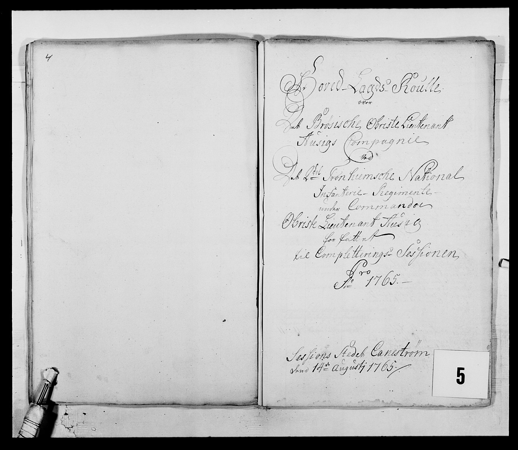 Kommanderende general (KG I) med Det norske krigsdirektorium, AV/RA-EA-5419/E/Ea/L0513: 2. Trondheimske regiment, 1765-1767, s. 96