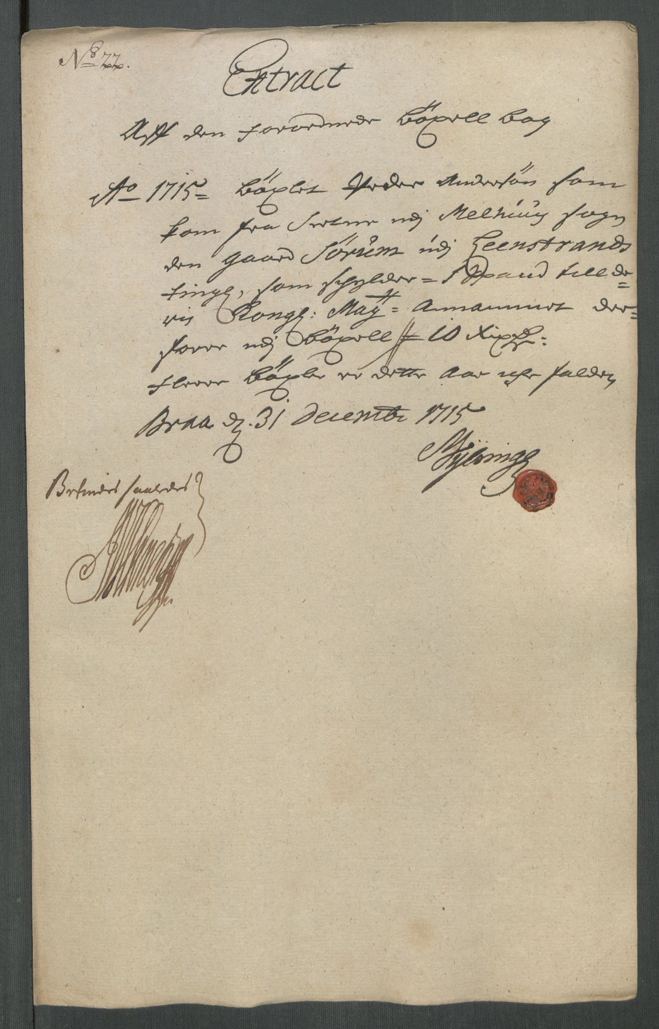 Rentekammeret inntil 1814, Reviderte regnskaper, Fogderegnskap, AV/RA-EA-4092/R61/L4115: Fogderegnskap Strinda og Selbu, 1715-1716, s. 173