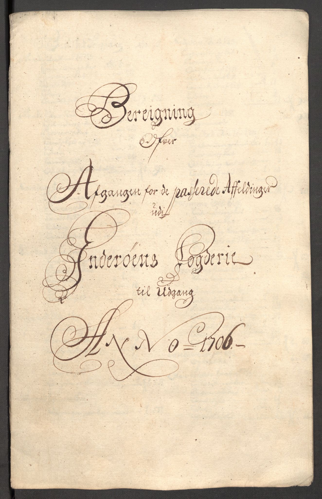 Rentekammeret inntil 1814, Reviderte regnskaper, Fogderegnskap, AV/RA-EA-4092/R63/L4315: Fogderegnskap Inderøy, 1706-1707, s. 211