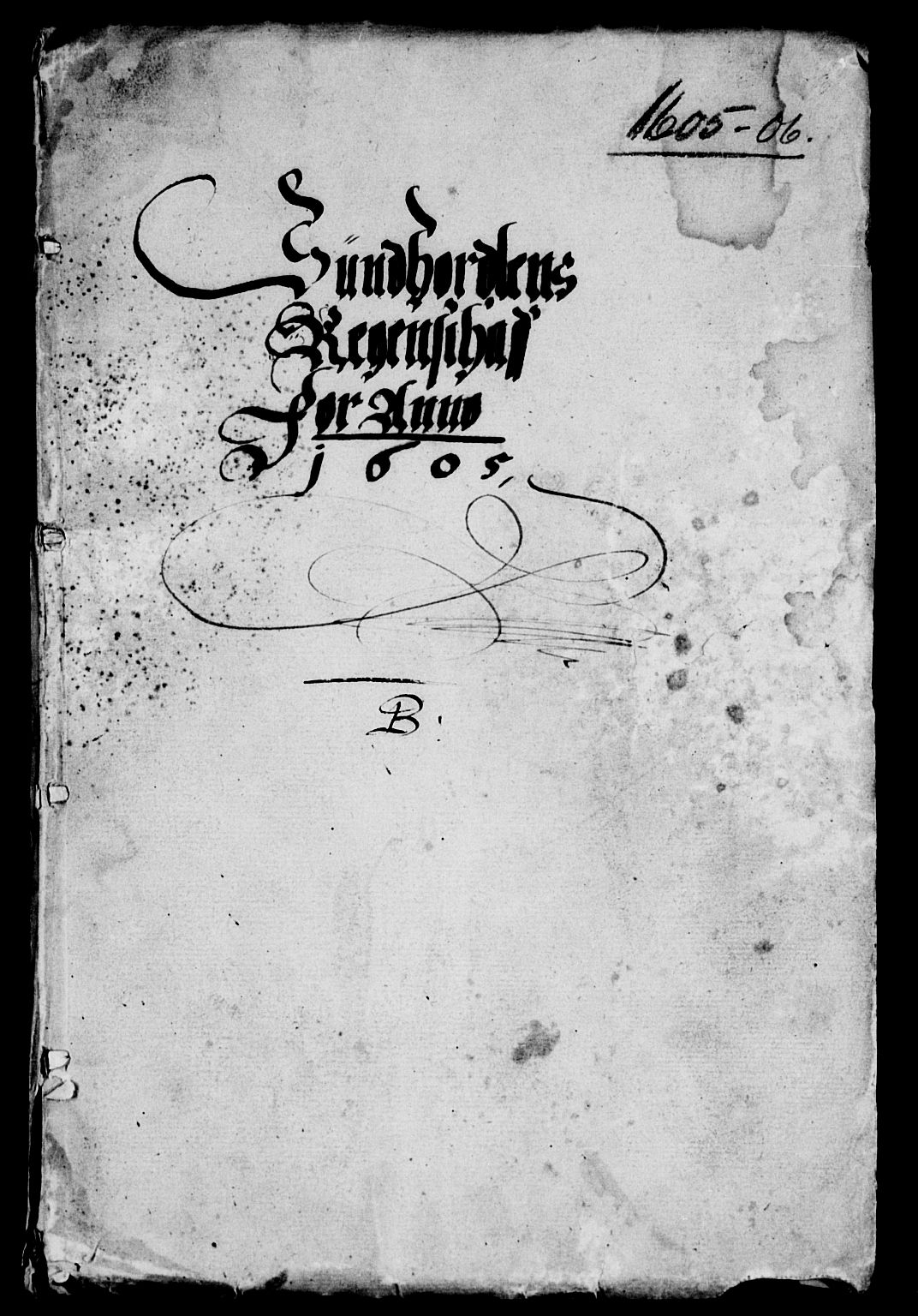 Rentekammeret inntil 1814, Reviderte regnskaper, Lensregnskaper, RA/EA-5023/R/Rb/Rbt/L0005: Bergenhus len, 1605-1608