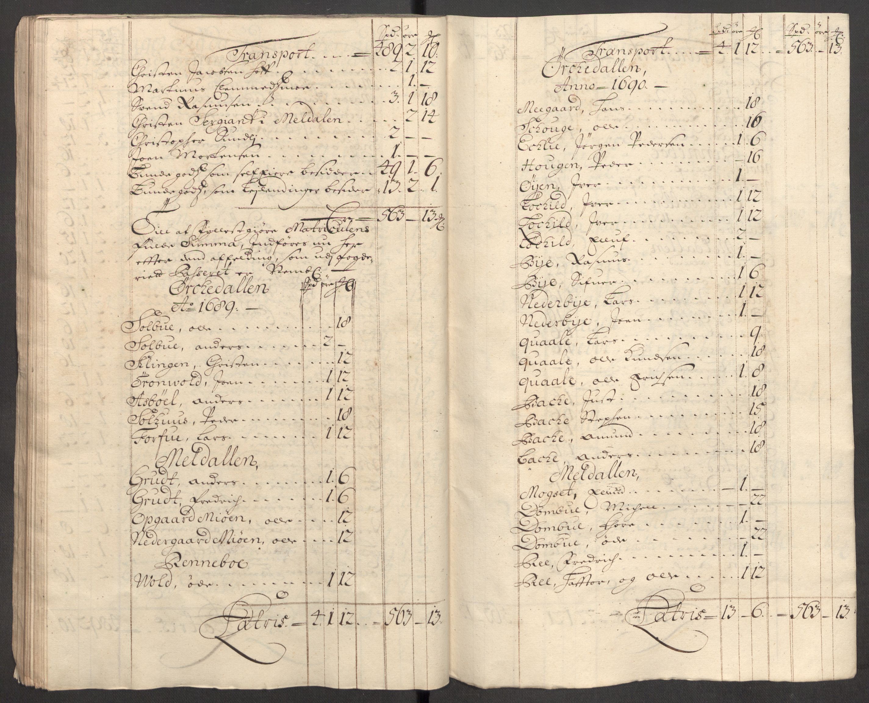 Rentekammeret inntil 1814, Reviderte regnskaper, Fogderegnskap, AV/RA-EA-4092/R60/L3952: Fogderegnskap Orkdal og Gauldal, 1702, s. 76