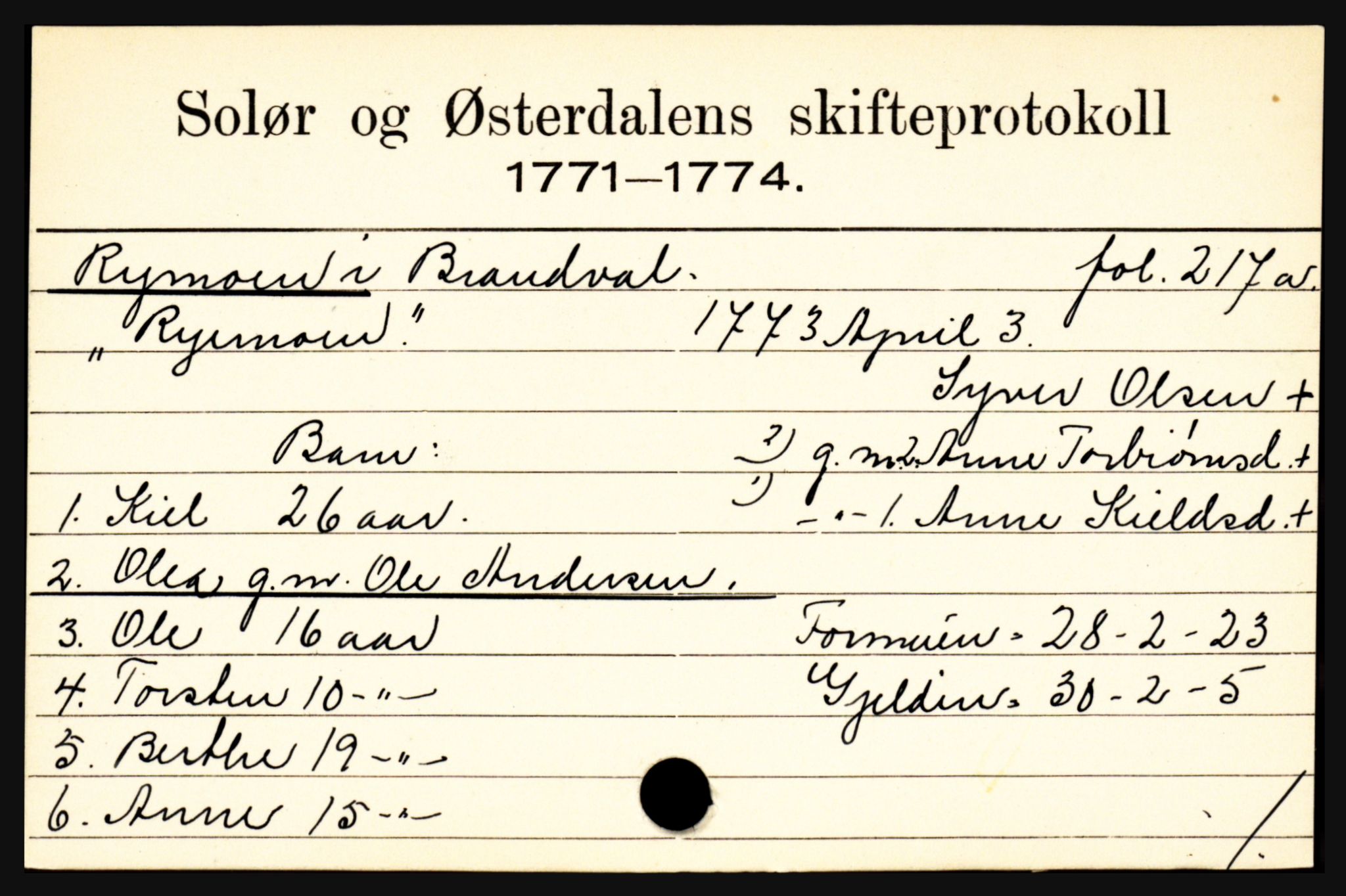 Solør og Østerdalen sorenskriveri, SAH/TING-024/J, 1716-1774, s. 4895