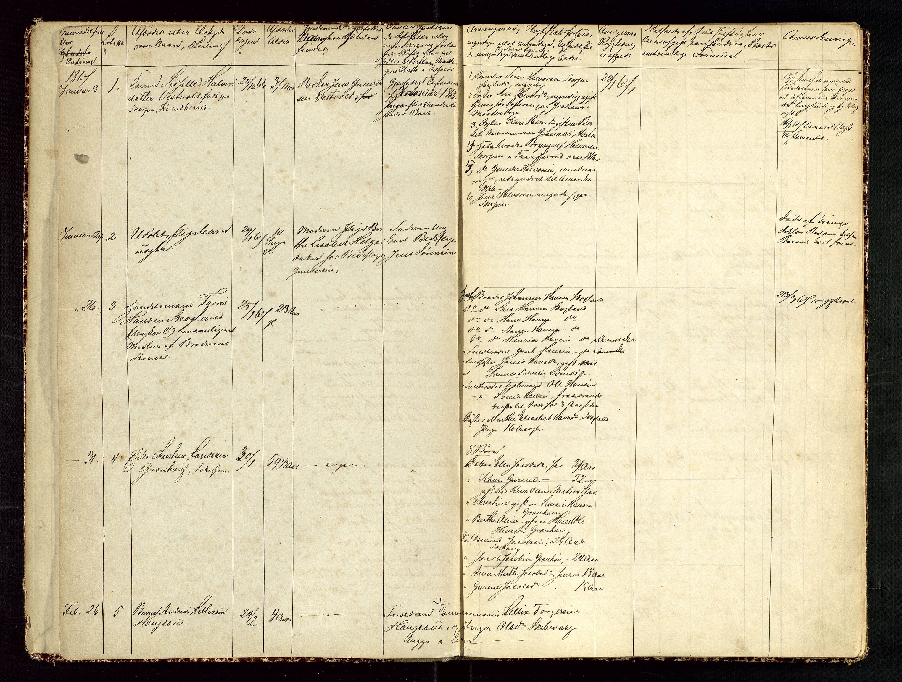 Haugesund tingrett, SAST/A-101415/01/IV/IVJ/L0001: Dødsfallsprotokoll, 1867-1889