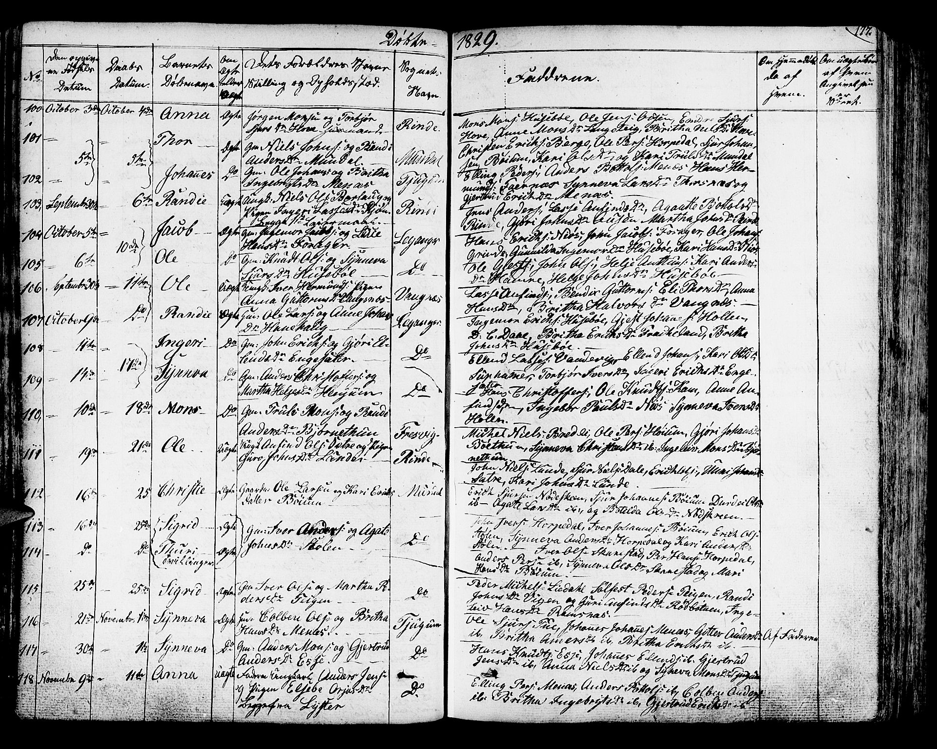 Leikanger sokneprestembete, AV/SAB-A-81001/H/Haa/Haaa/L0006: Ministerialbok nr. A 6, 1810-1838, s. 177