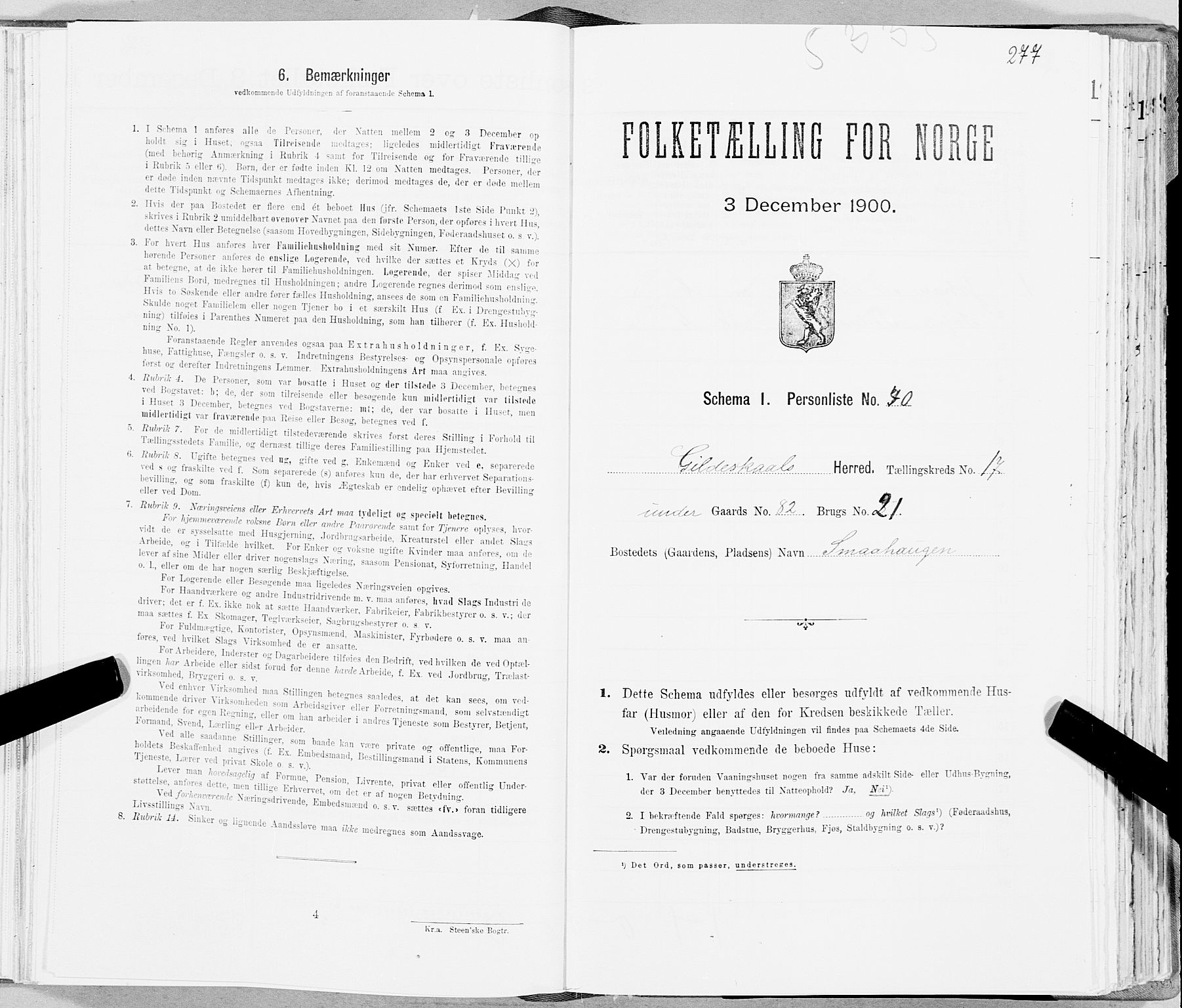 SAT, Folketelling 1900 for 1838 Gildeskål herred, 1900, s. 1787