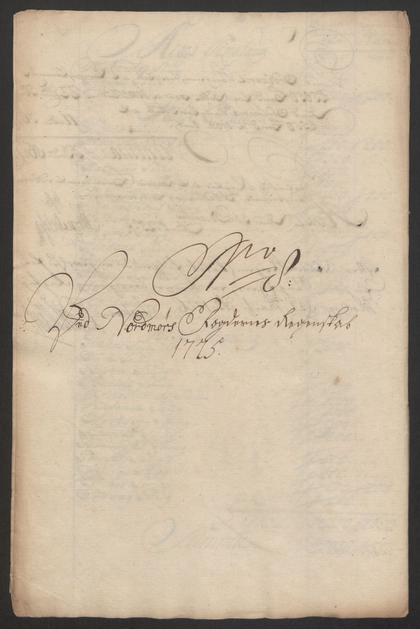 Rentekammeret inntil 1814, Reviderte regnskaper, Fogderegnskap, AV/RA-EA-4092/R56/L3758: Fogderegnskap Nordmøre, 1725, s. 128
