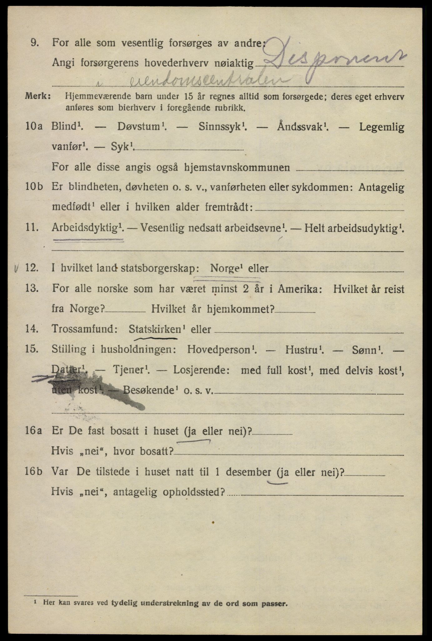 SAO, Folketelling 1920 for 0301 Kristiania kjøpstad, 1920, s. 492420