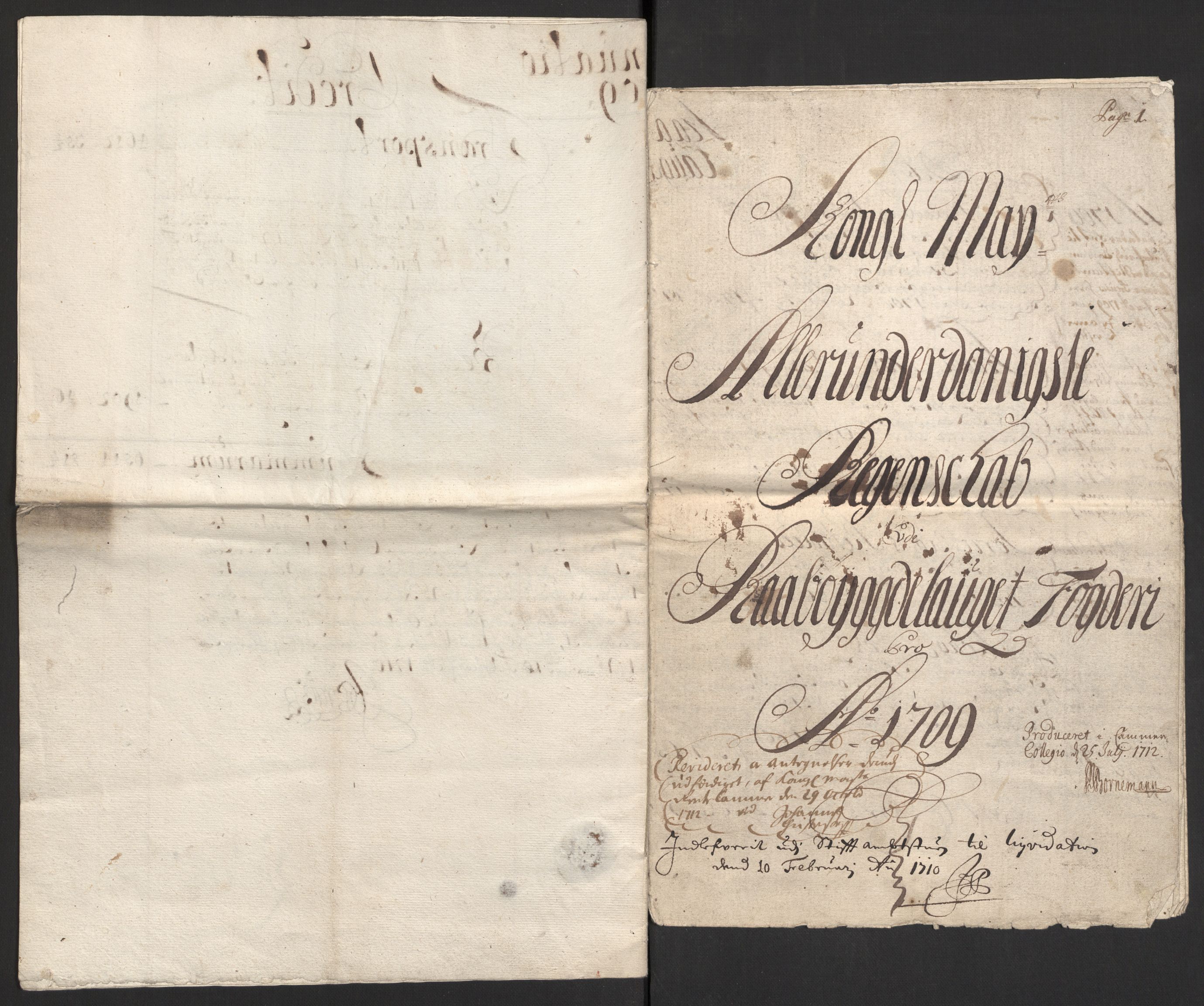 Rentekammeret inntil 1814, Reviderte regnskaper, Fogderegnskap, RA/EA-4092/R40/L2449: Fogderegnskap Råbyggelag, 1709-1711, s. 9