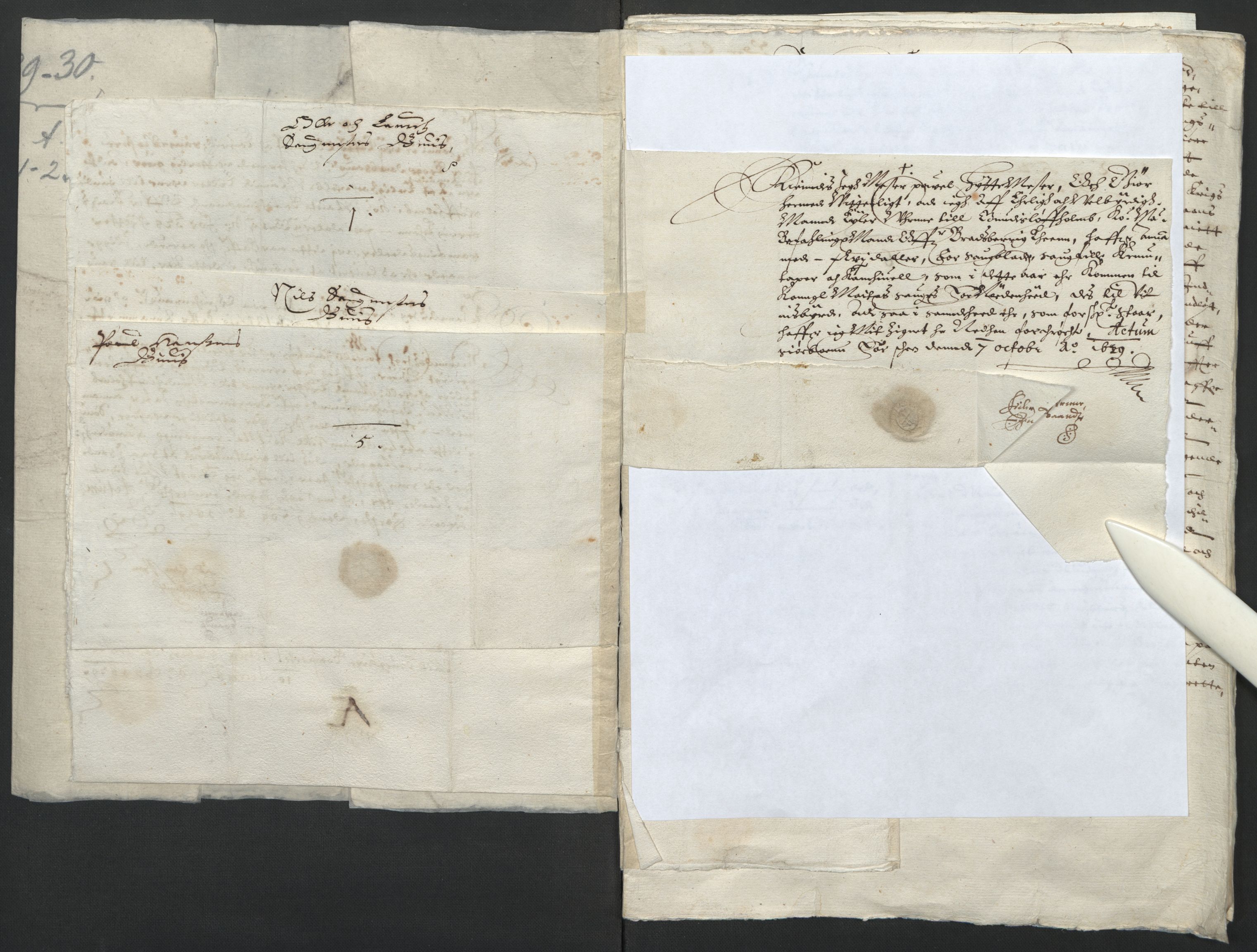 Rentekammeret inntil 1814, Reviderte regnskaper, Lensregnskaper, AV/RA-EA-5023/R/Rb/Rbp/L0013: Bratsberg len, 1628-1630