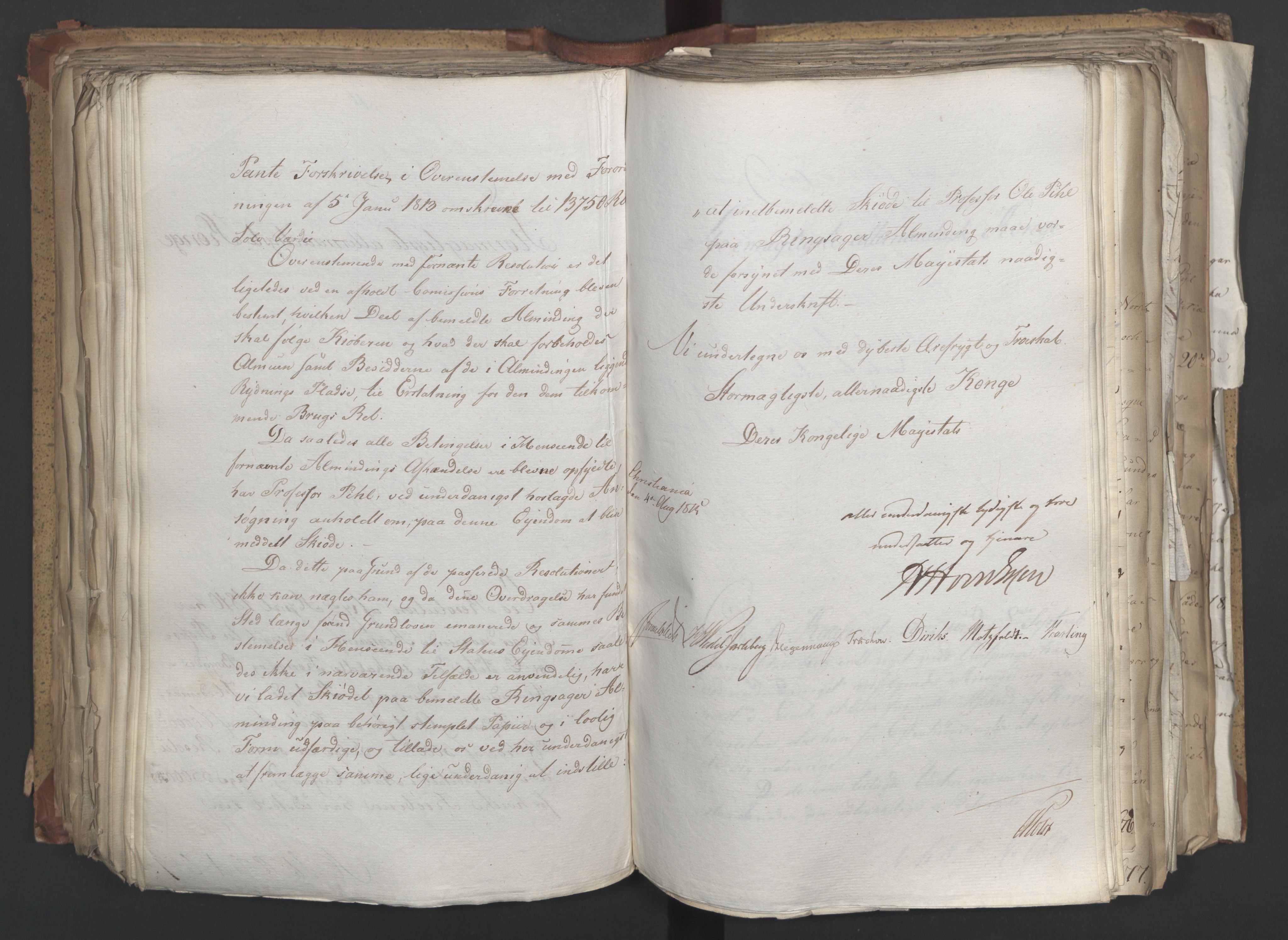 Statsrådsavdelingen i Stockholm, AV/RA-S-1003/D/Da/L0003: Regjeringsinnstillinger nr. 519-787, 1815, s. 288