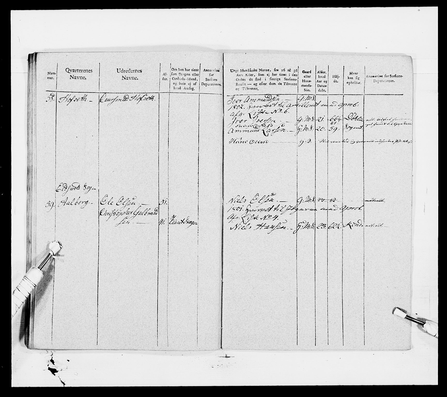 Generalitets- og kommissariatskollegiet, Det kongelige norske kommissariatskollegium, AV/RA-EA-5420/E/Eh/L0007: Akershusiske dragonregiment, 1800-1804, s. 665