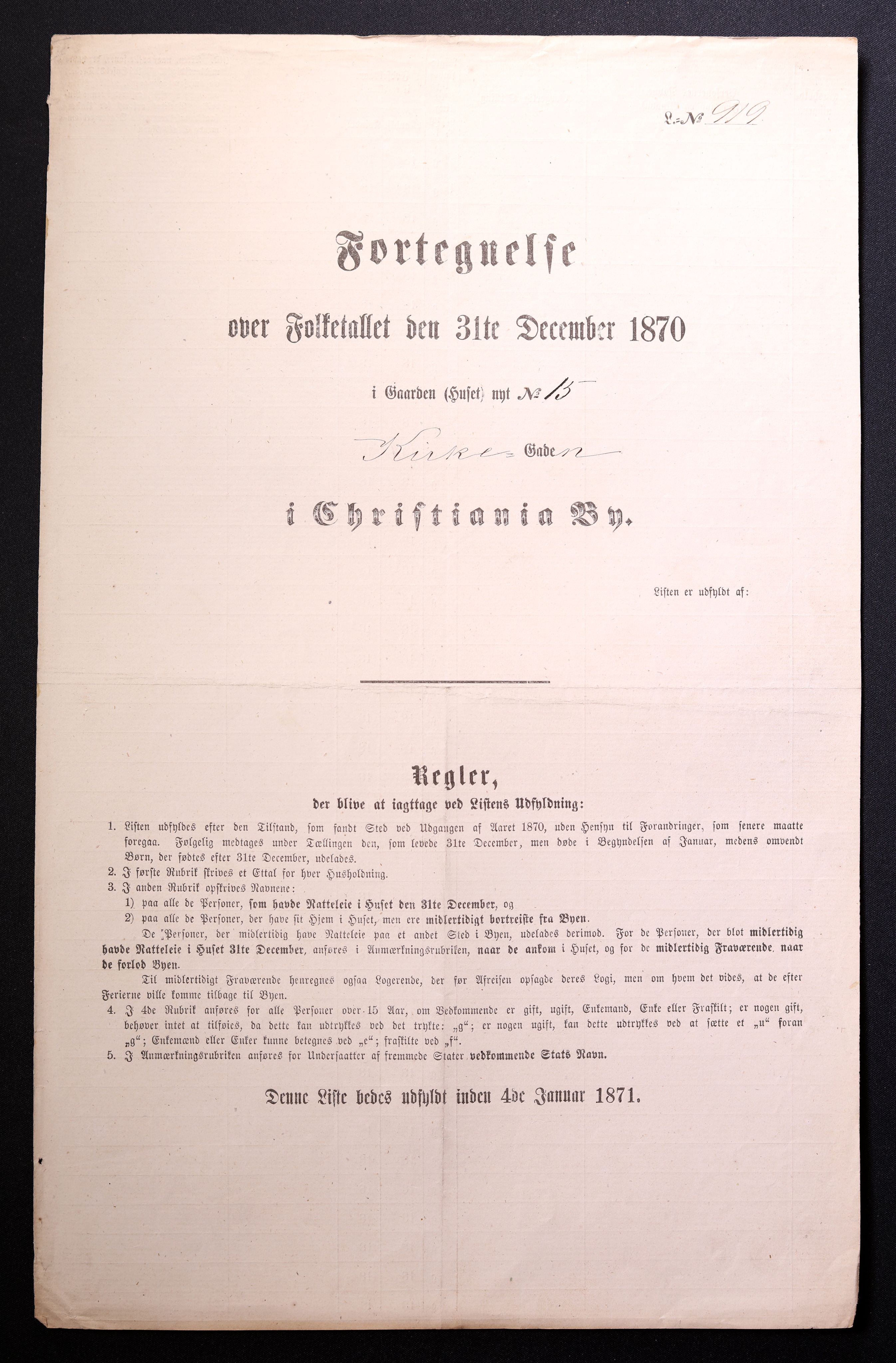 RA, Folketelling 1870 for 0301 Kristiania kjøpstad, 1870, s. 1482