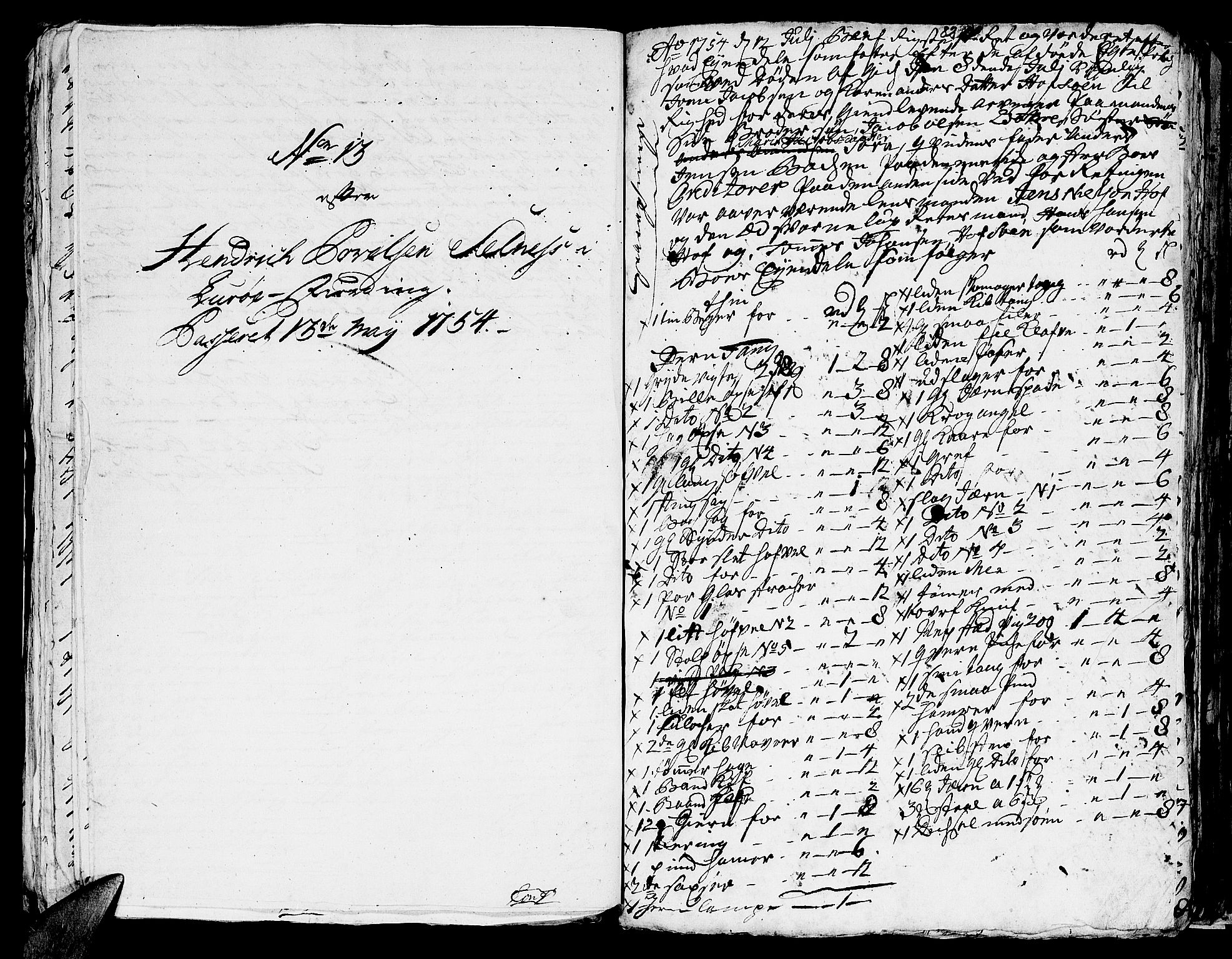 Helgeland sorenskriveri, AV/SAT-A-0004/3/3A/L0030: Konseptprotokoll 15, 1754, s. 81b-82a