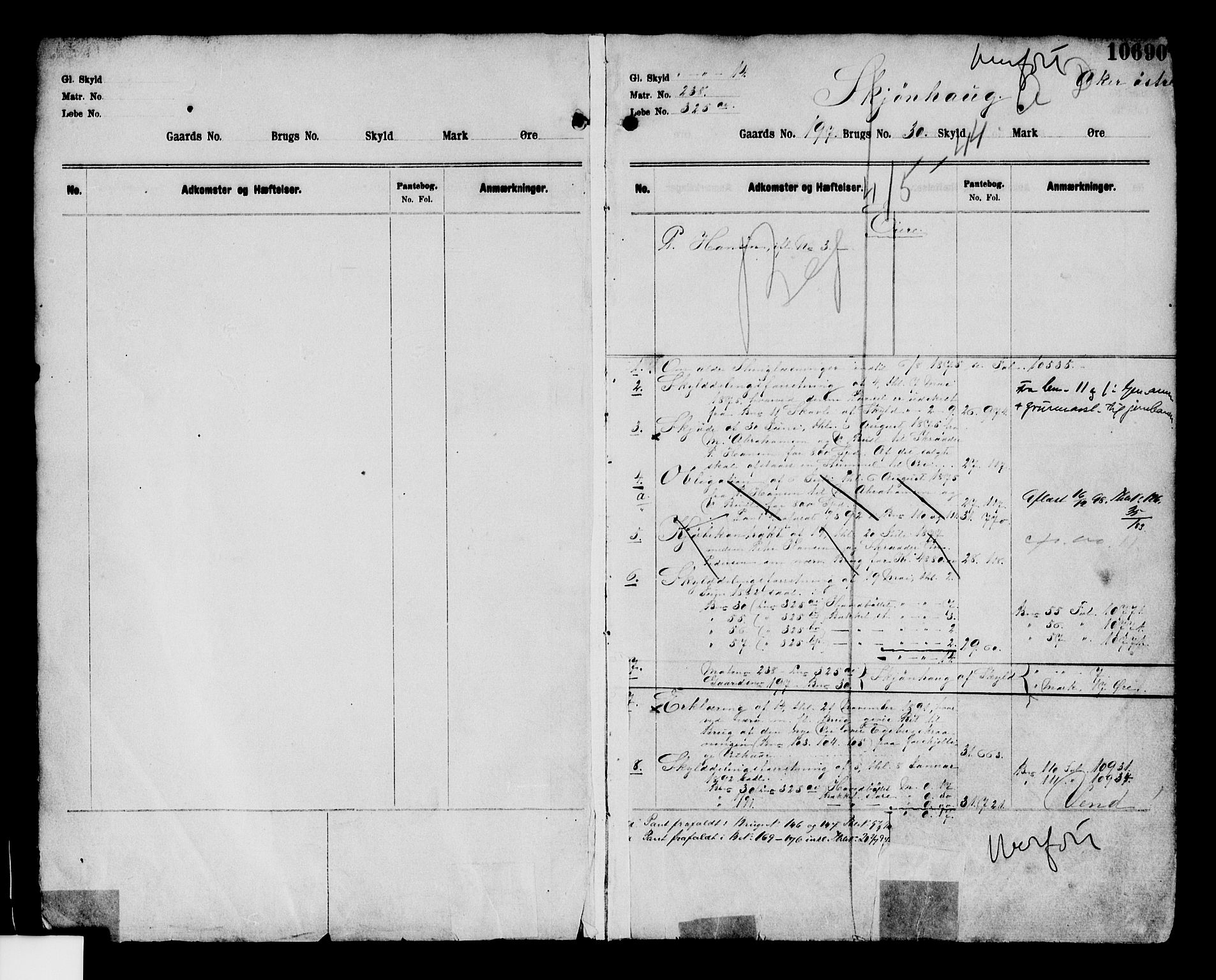 Aker herredsskriveri, SAO/A-10896/G/Ga/Gab/Gaba/L0019: Panteregister nr. I 19, 1892-1950, s. 10690