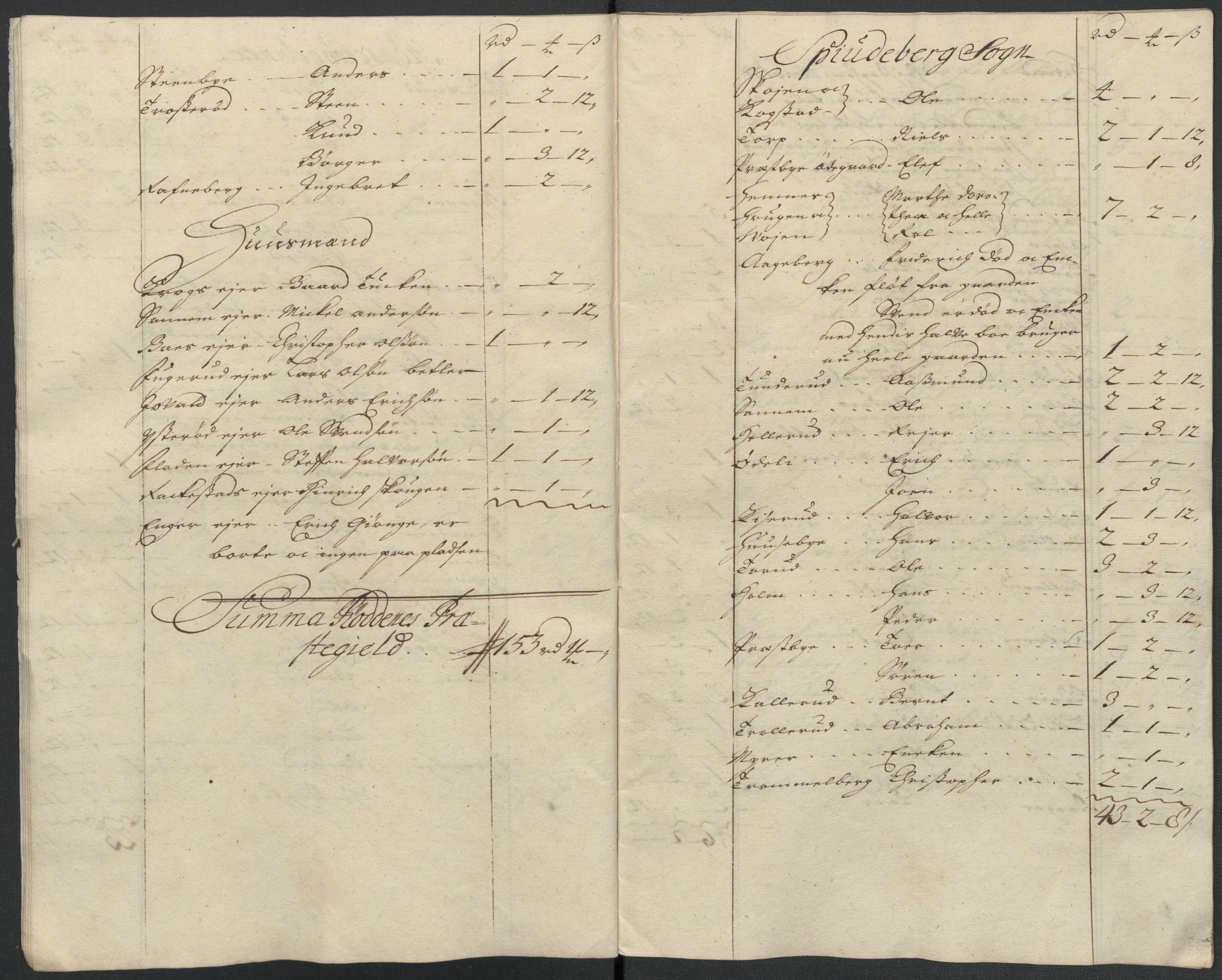 Rentekammeret inntil 1814, Reviderte regnskaper, Fogderegnskap, AV/RA-EA-4092/R07/L0310: Fogderegnskap Rakkestad, Heggen og Frøland, 1715, s. 73