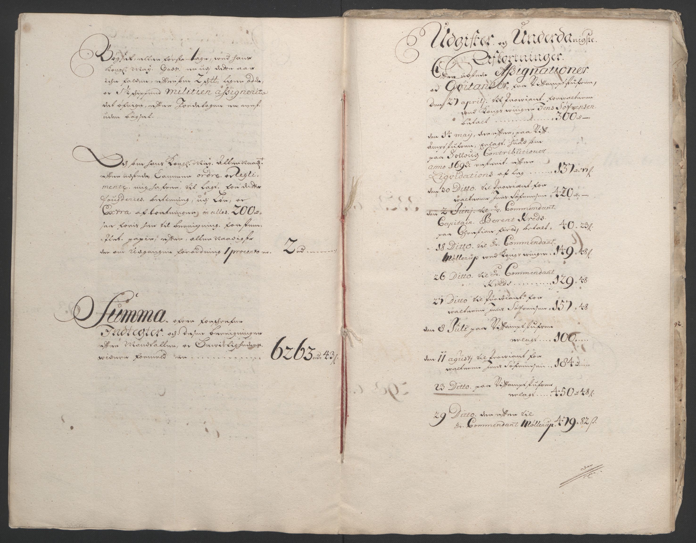 Rentekammeret inntil 1814, Reviderte regnskaper, Fogderegnskap, AV/RA-EA-4092/R13/L0832: Fogderegnskap Solør, Odal og Østerdal, 1694, s. 9