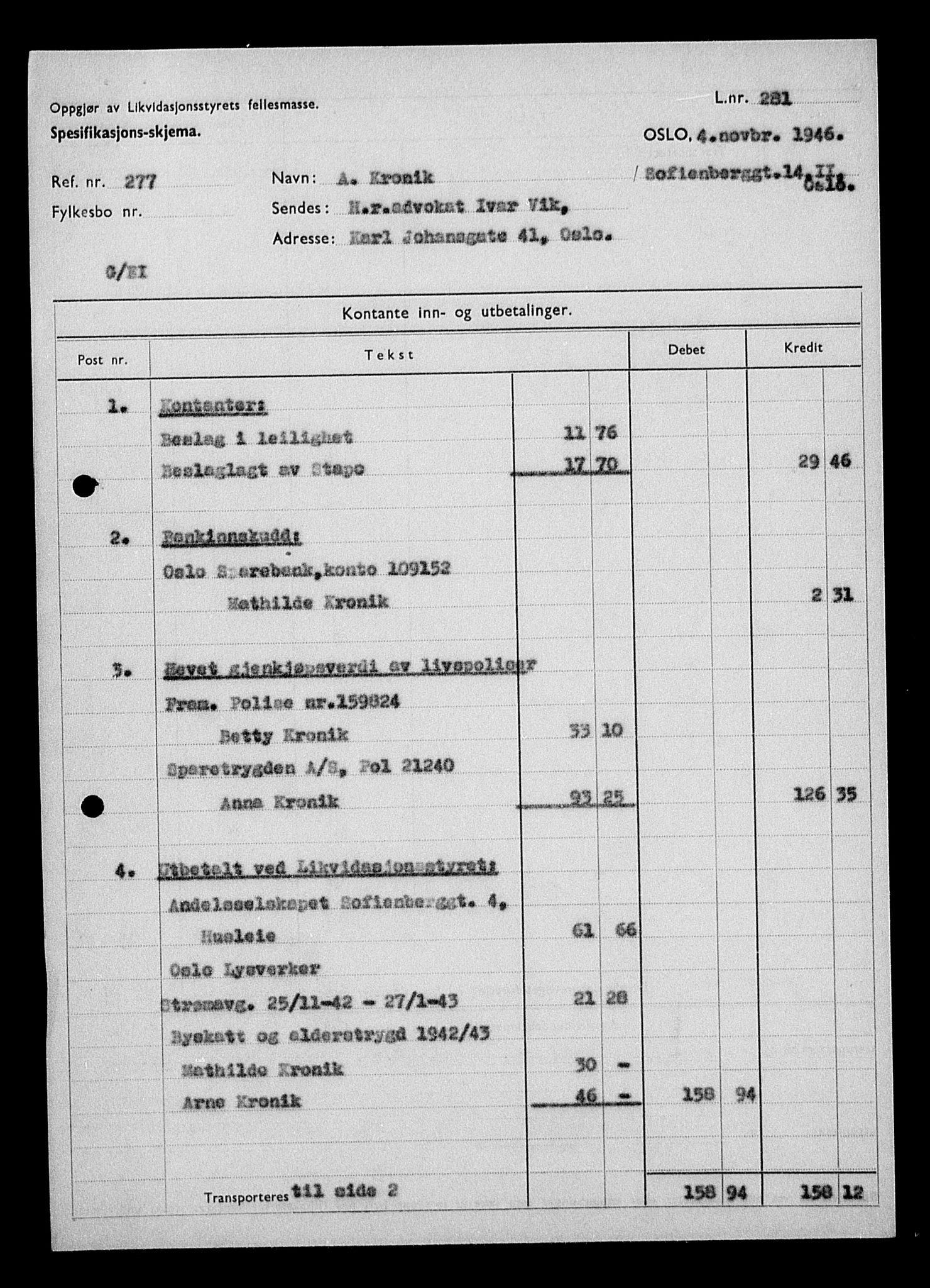 Justisdepartementet, Tilbakeføringskontoret for inndratte formuer, AV/RA-S-1564/H/Hc/Hcc/L0953: --, 1945-1947, s. 349