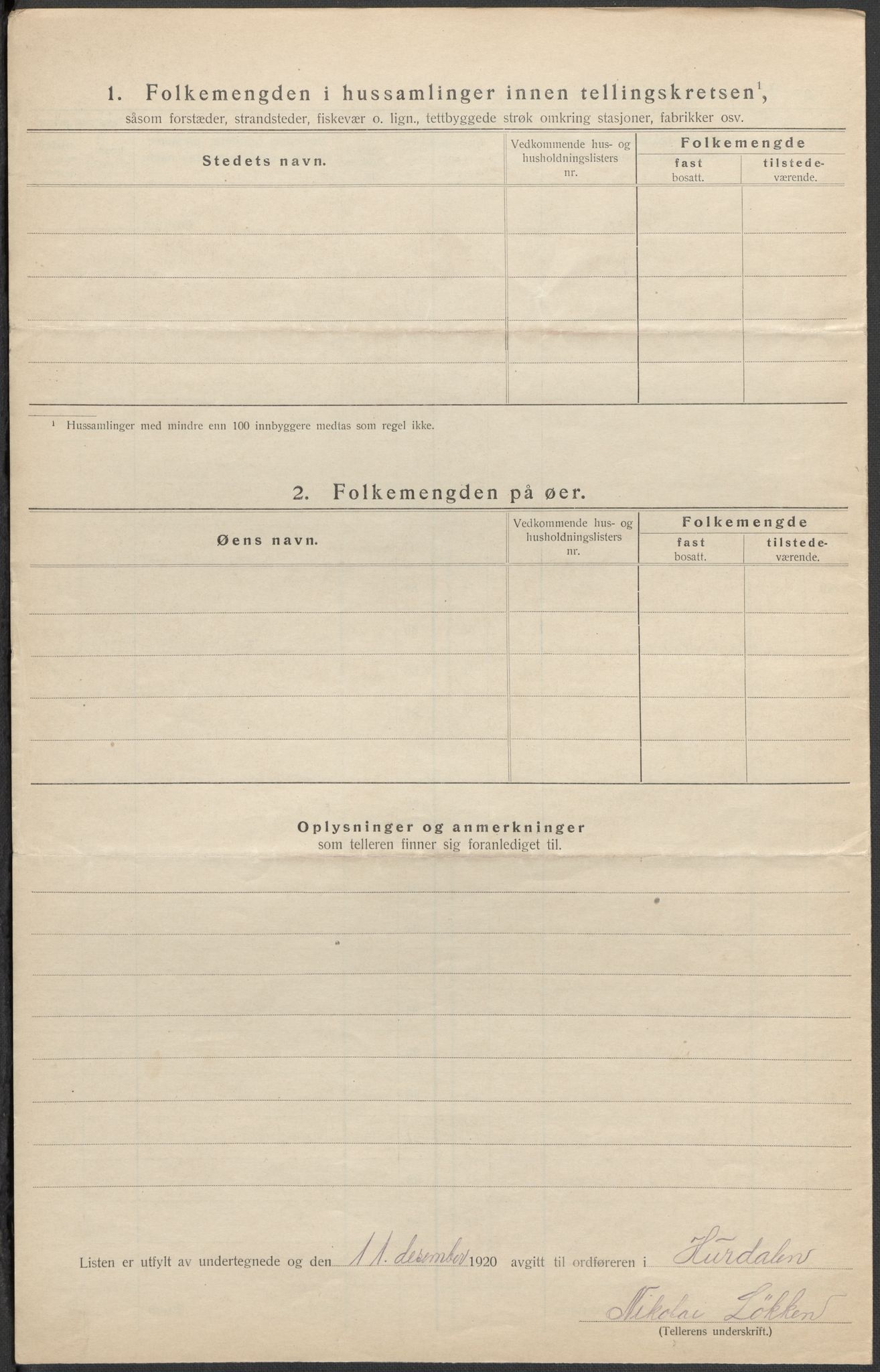 SAO, Folketelling 1920 for 0239 Hurdal herred, 1920, s. 22