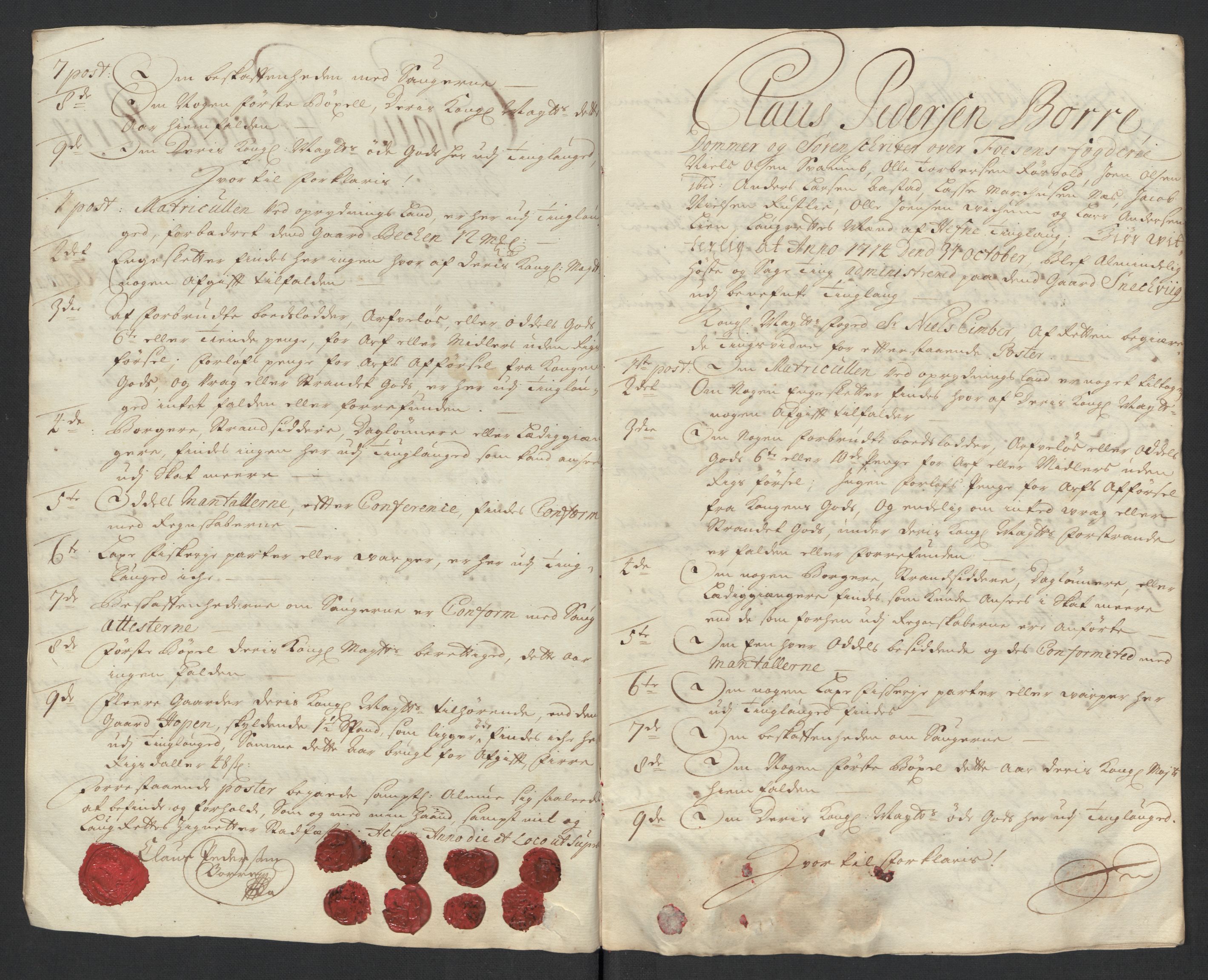 Rentekammeret inntil 1814, Reviderte regnskaper, Fogderegnskap, AV/RA-EA-4092/R57/L3862: Fogderegnskap Fosen, 1714, s. 91