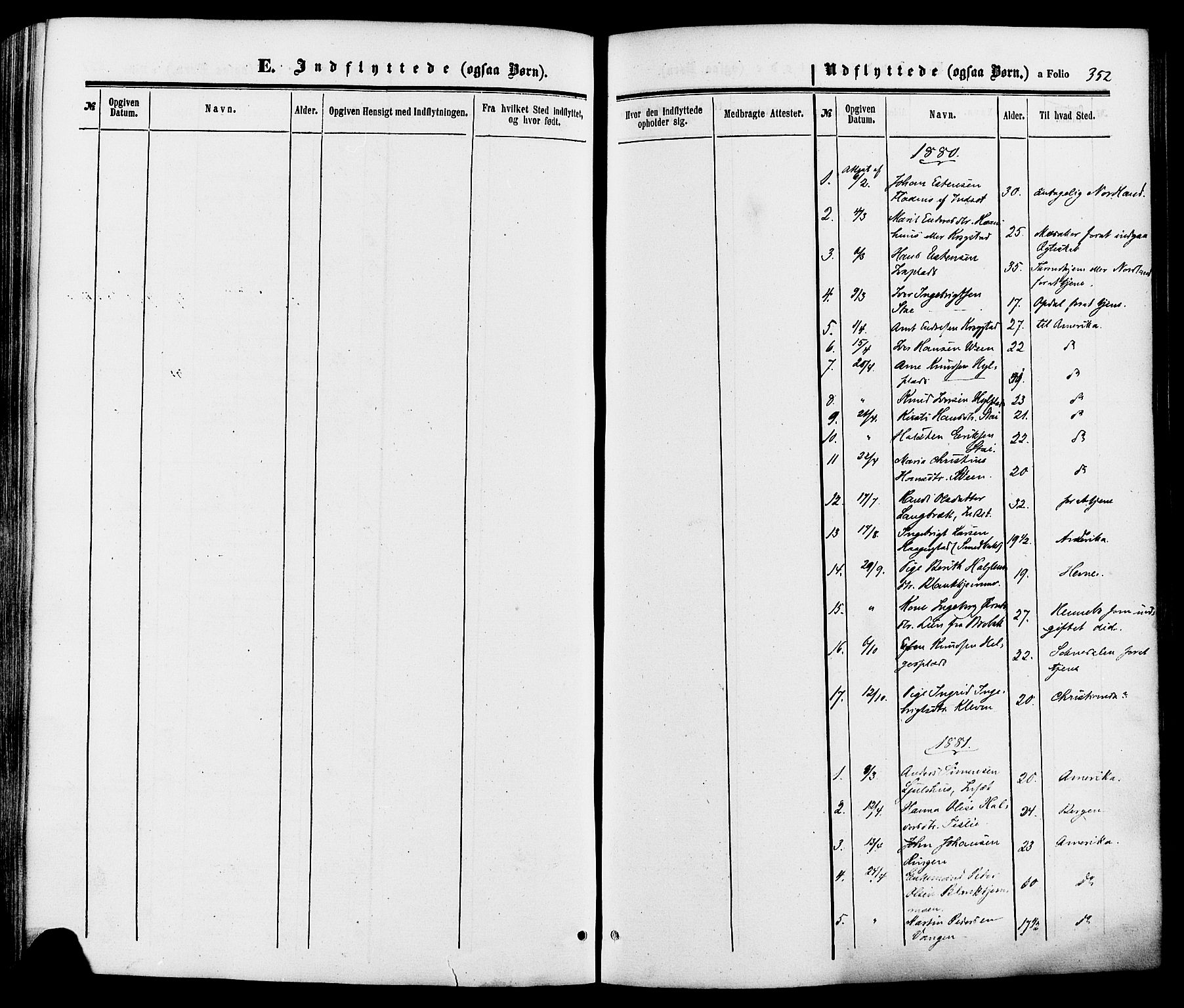 Kvikne prestekontor, SAH/PREST-064/H/Ha/Haa/L0006: Ministerialbok nr. 6, 1863-1886, s. 352