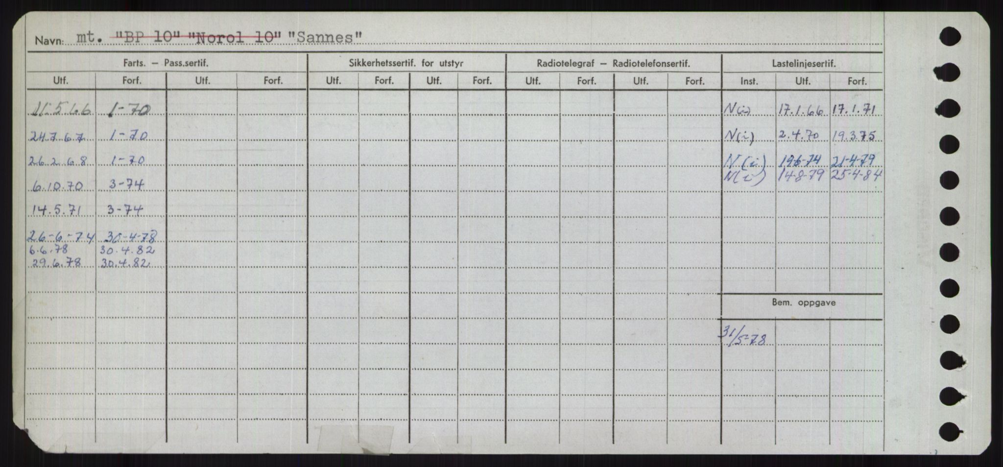 Sjøfartsdirektoratet med forløpere, Skipsmålingen, RA/S-1627/H/Ha/L0005/0001: Fartøy, S-Sven / Fartøy, S-Skji, s. 156