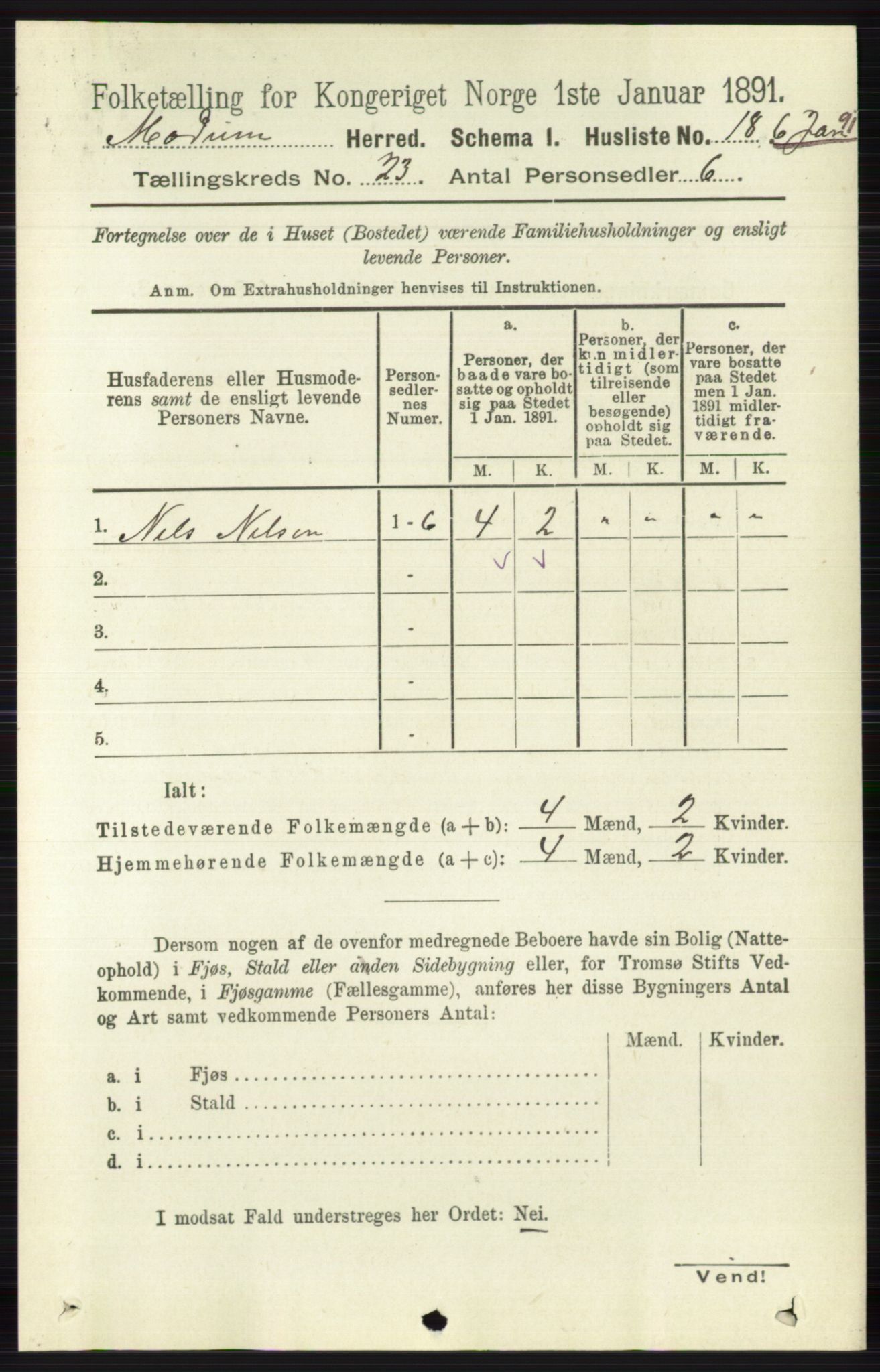 RA, Folketelling 1891 for 0623 Modum herred, 1891, s. 8685