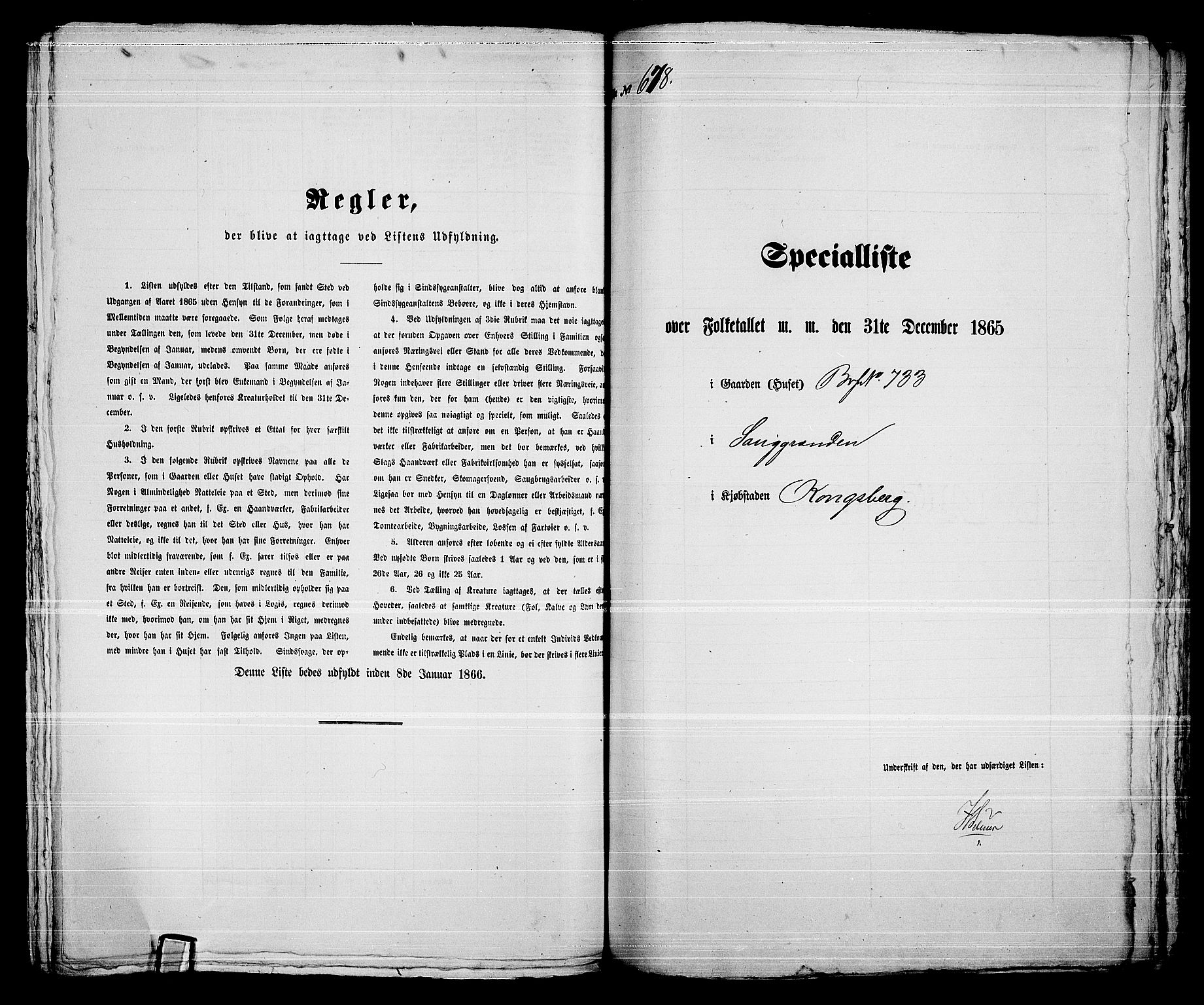 RA, Folketelling 1865 for 0604B Kongsberg prestegjeld, Kongsberg kjøpstad, 1865, s. 1386