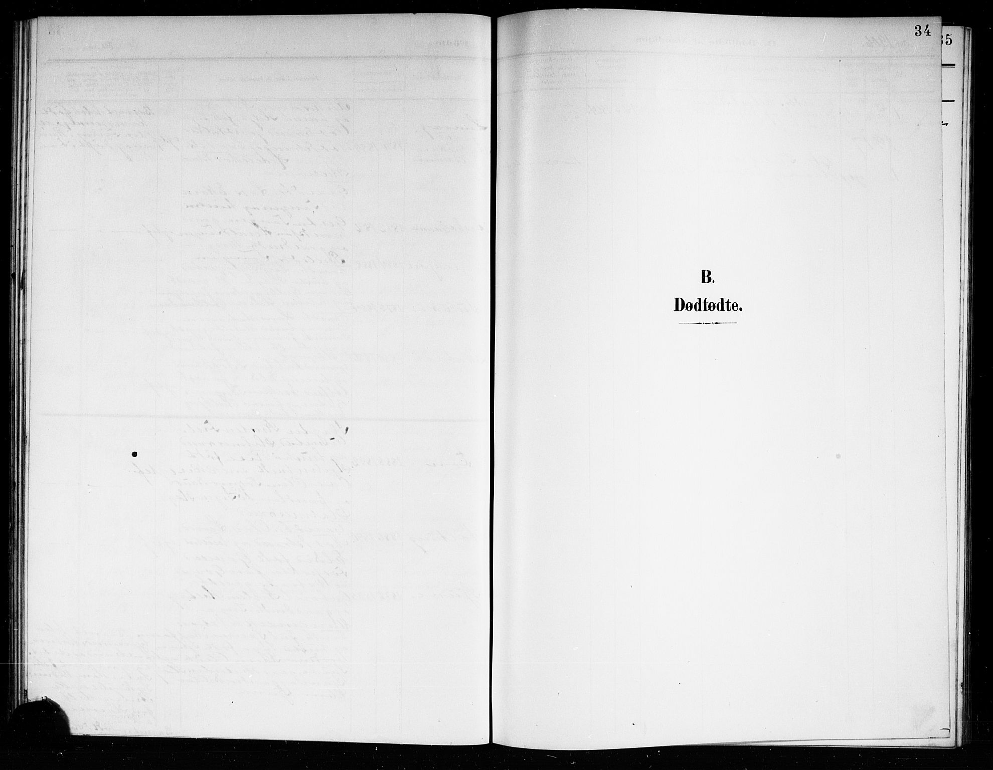Ramnes kirkebøker, SAKO/A-314/G/Gb/L0002: Klokkerbok nr. II 2, 1904-1923, s. 34