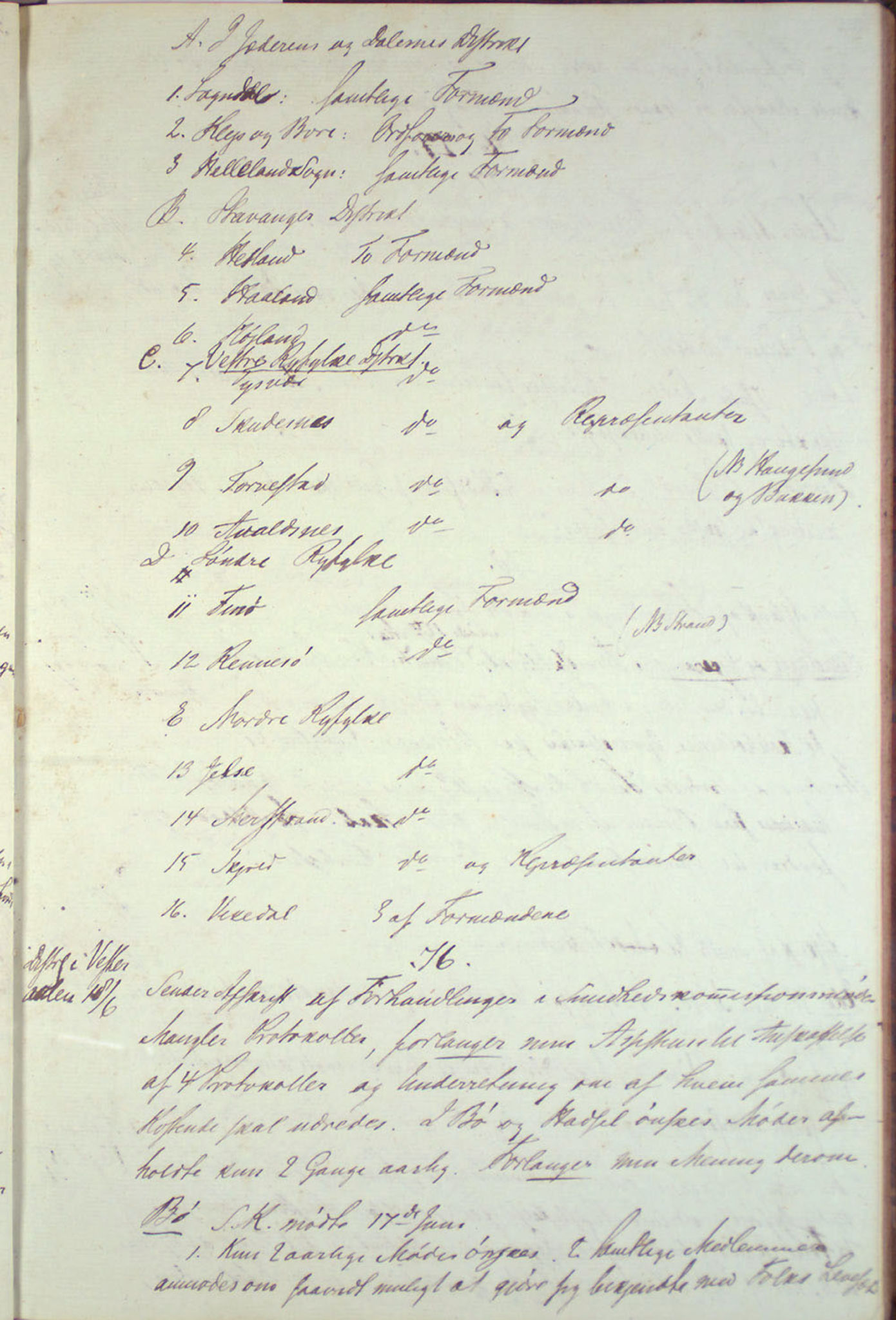 Lepraarkiver - Overlegen for den spedalske sykdom, AV/SAB-A-61001/B.c/L0001: Journal, 1854-1859, s. 43
